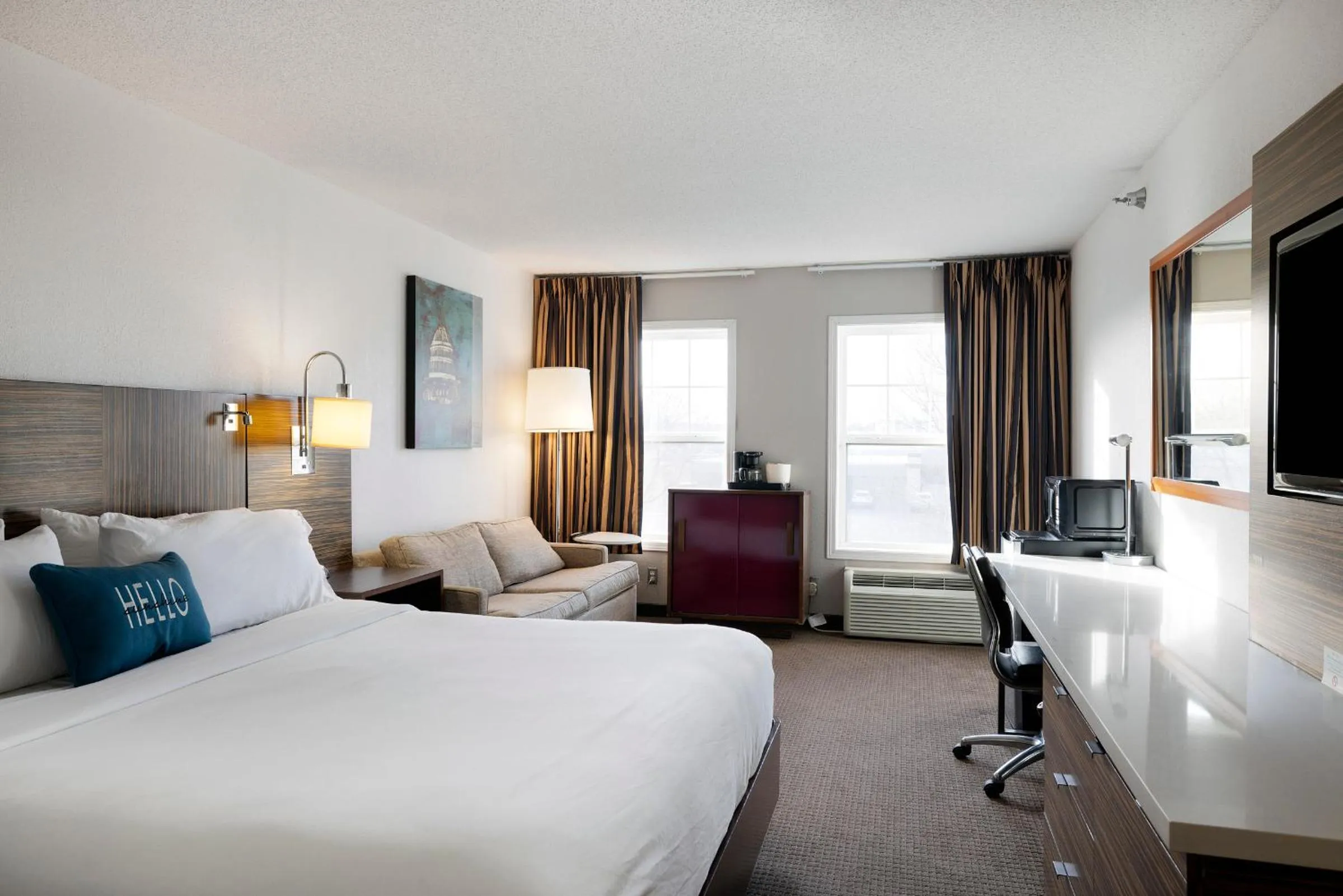 Bed in Redwood Lodge