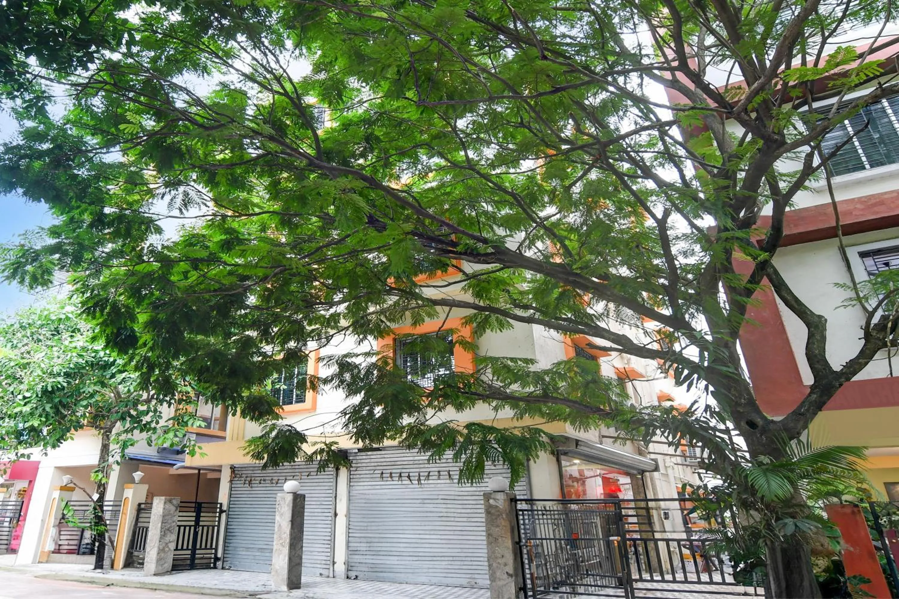 Facade/entrance in Super Collection O New Town Near OM Sweets Formerly Shiva Inn