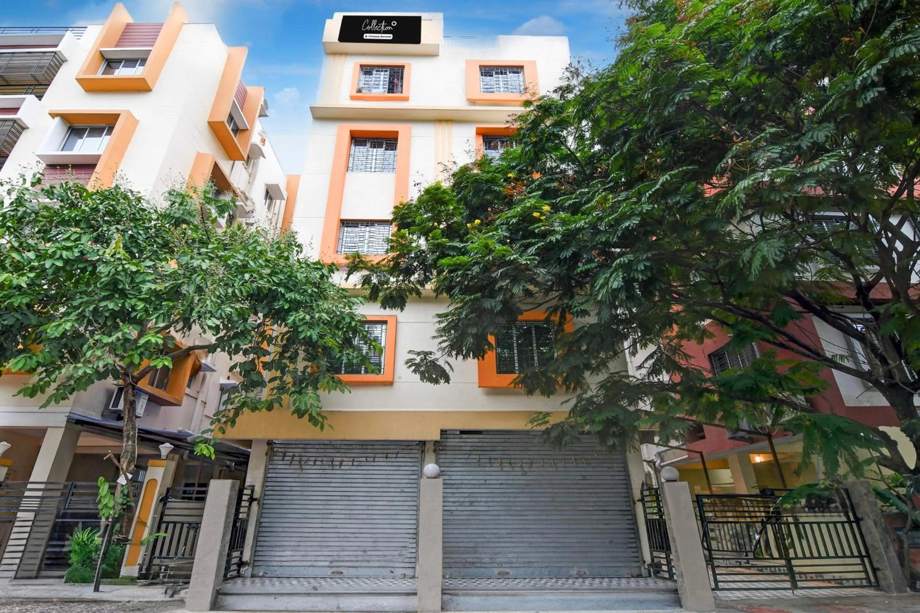 Facade/entrance in Super Collection O New Town Near OM Sweets Formerly Shiva Inn