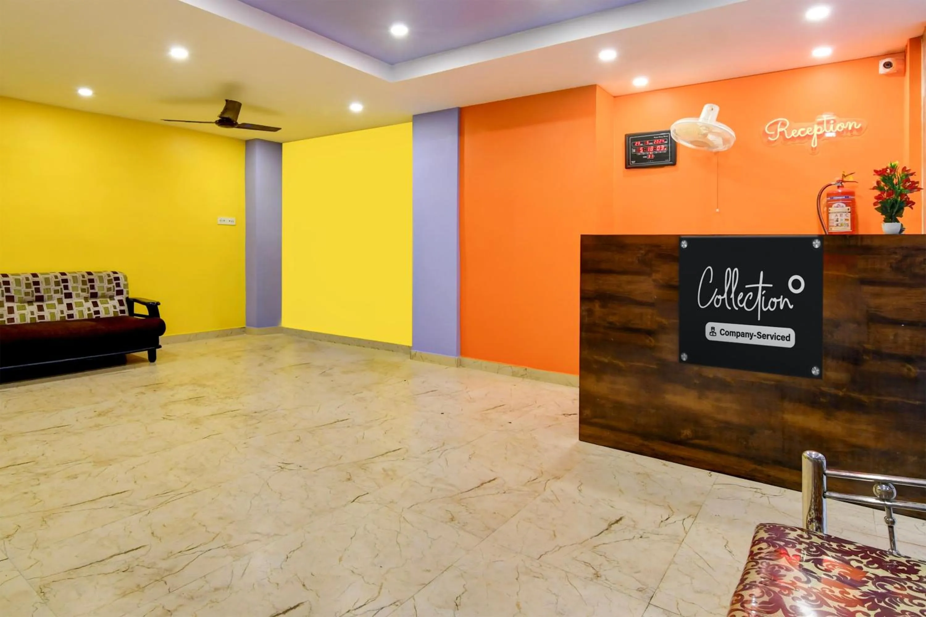 Lobby or reception in Super Collection O New Town Near OM Sweets Formerly Shiva Inn