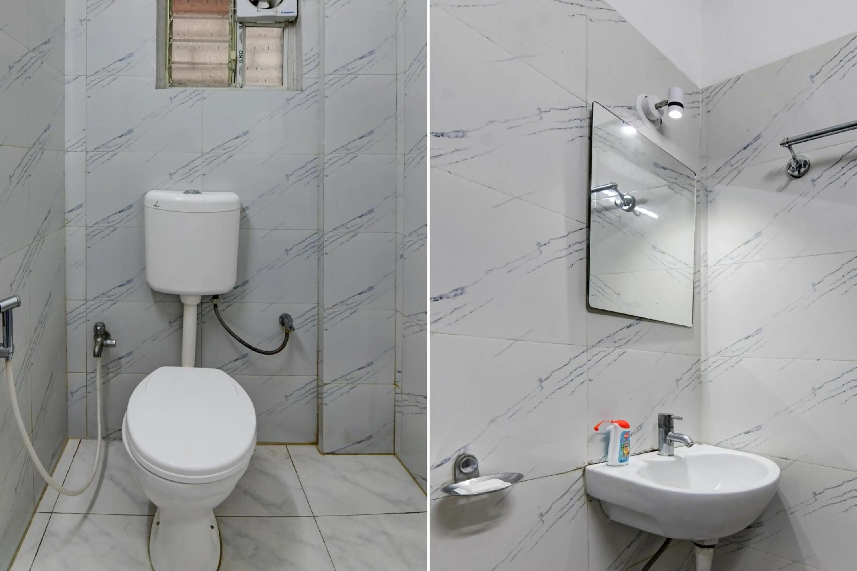 Bathroom in Super Collection O New Town Near OM Sweets Formerly Shiva Inn