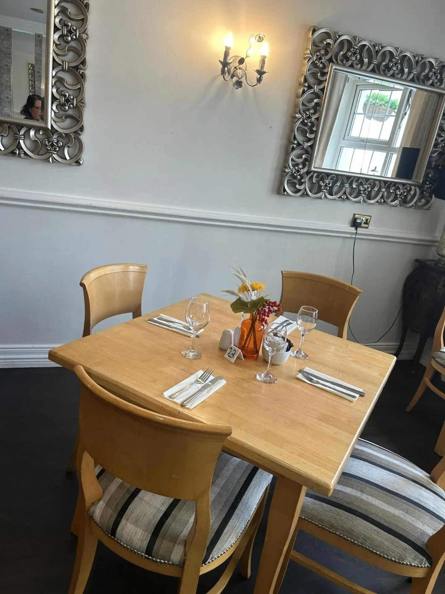 Dining area in Drummond Hotel