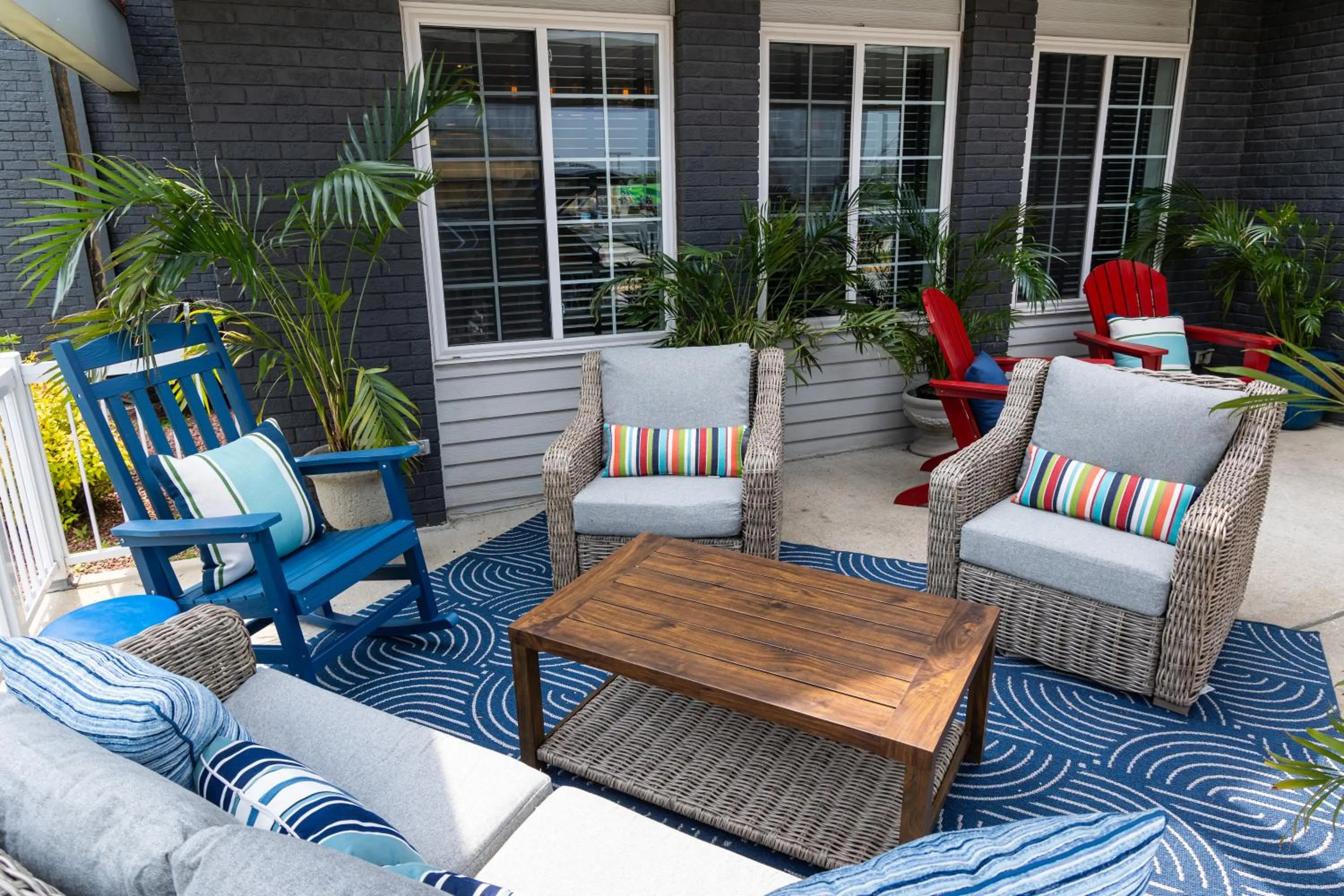 Patio in Harbor Town Inn, BW Signature Collection