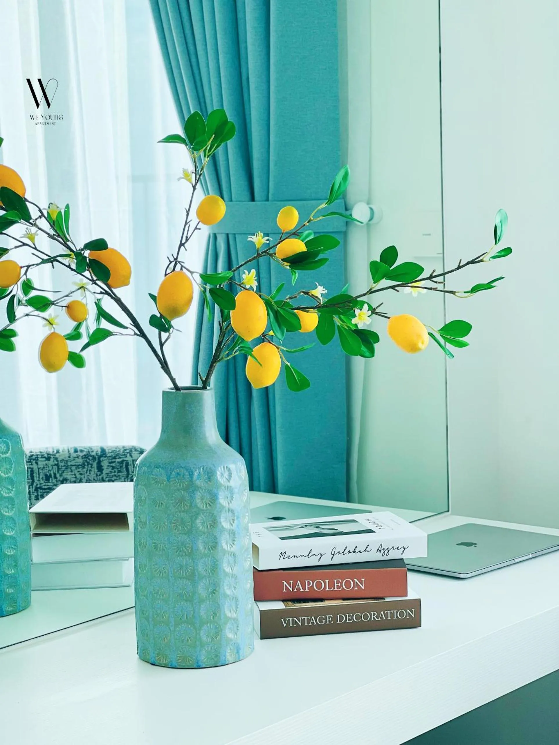 Decorative detail in We Young Apartments by HOFs - Fireworks & Ocean view