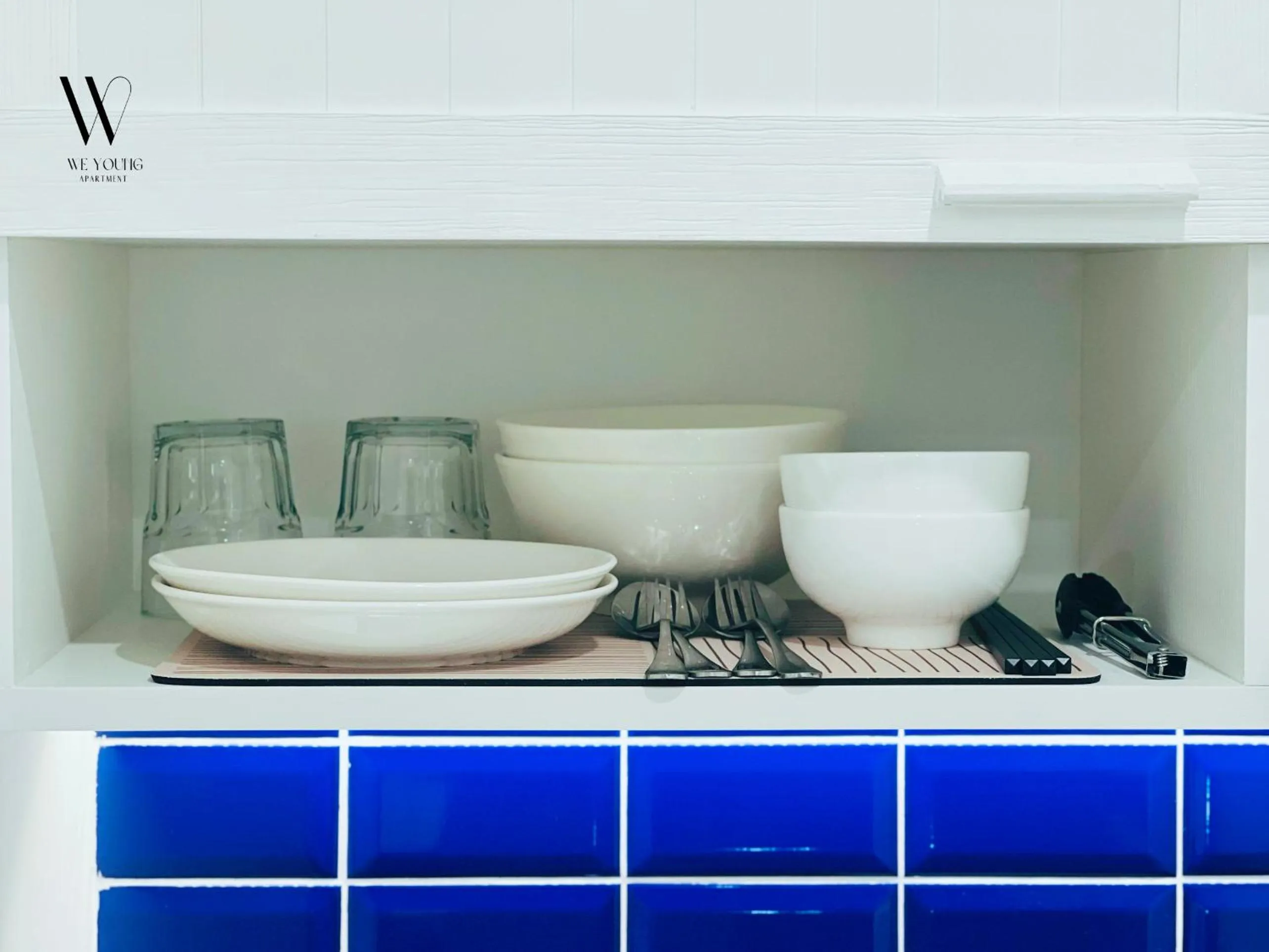 Kitchen or kitchenette in We Young Apartments by HOFs - Fireworks & Ocean view