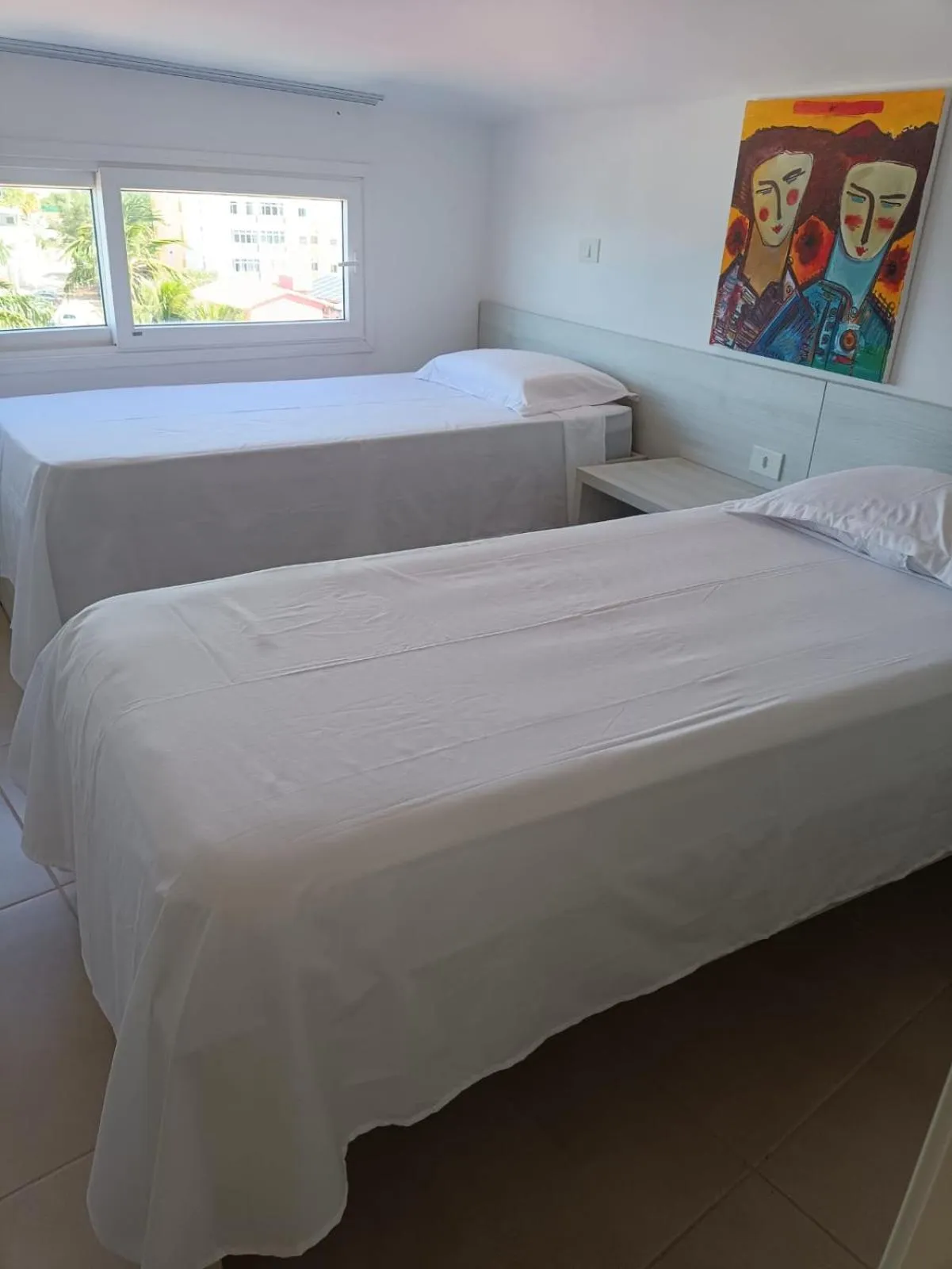 Bed in ApartHotel Praia dos Carneiros
