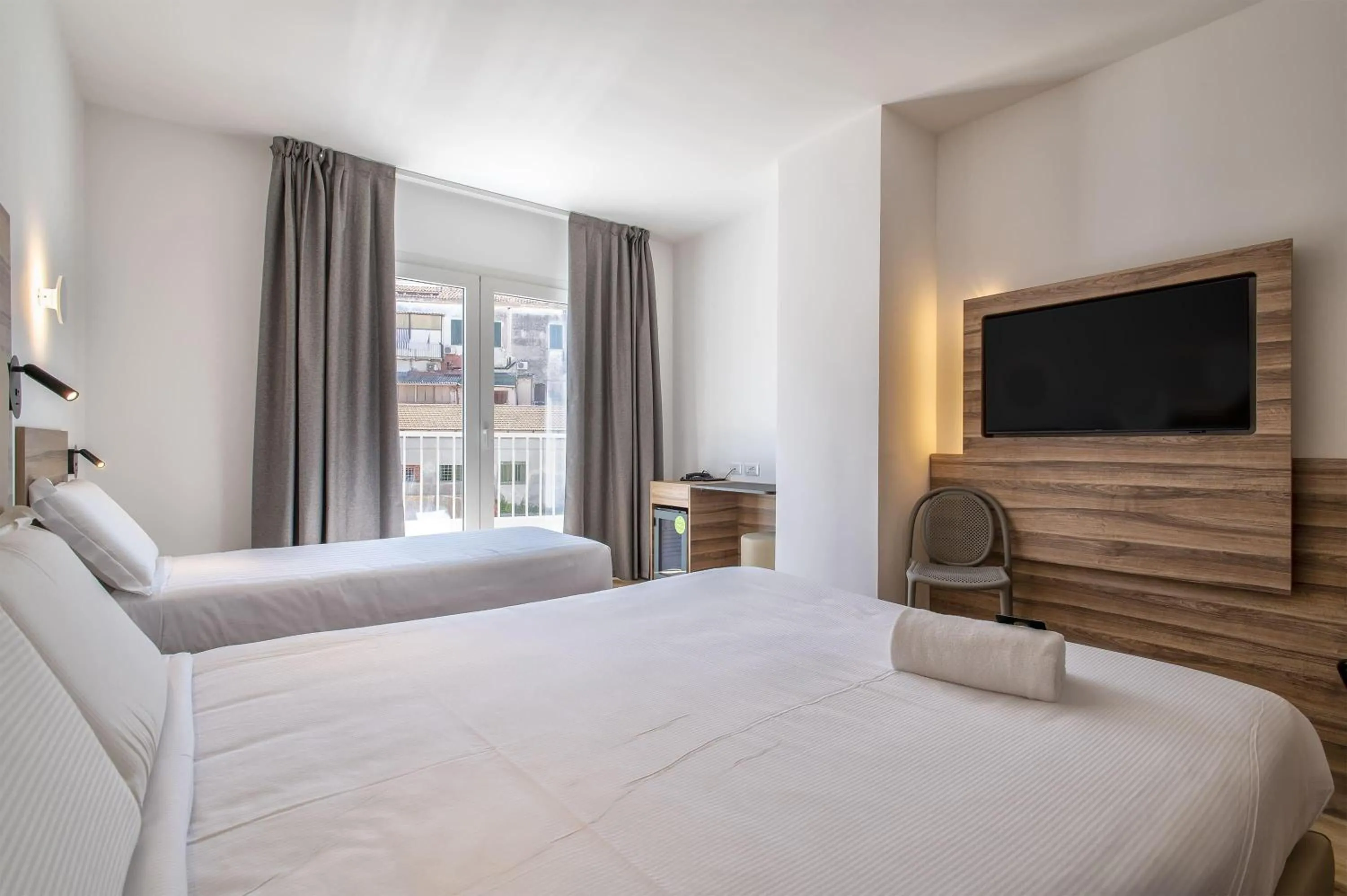 Photo of the whole room, Bed in B&B HOTEL Sassari