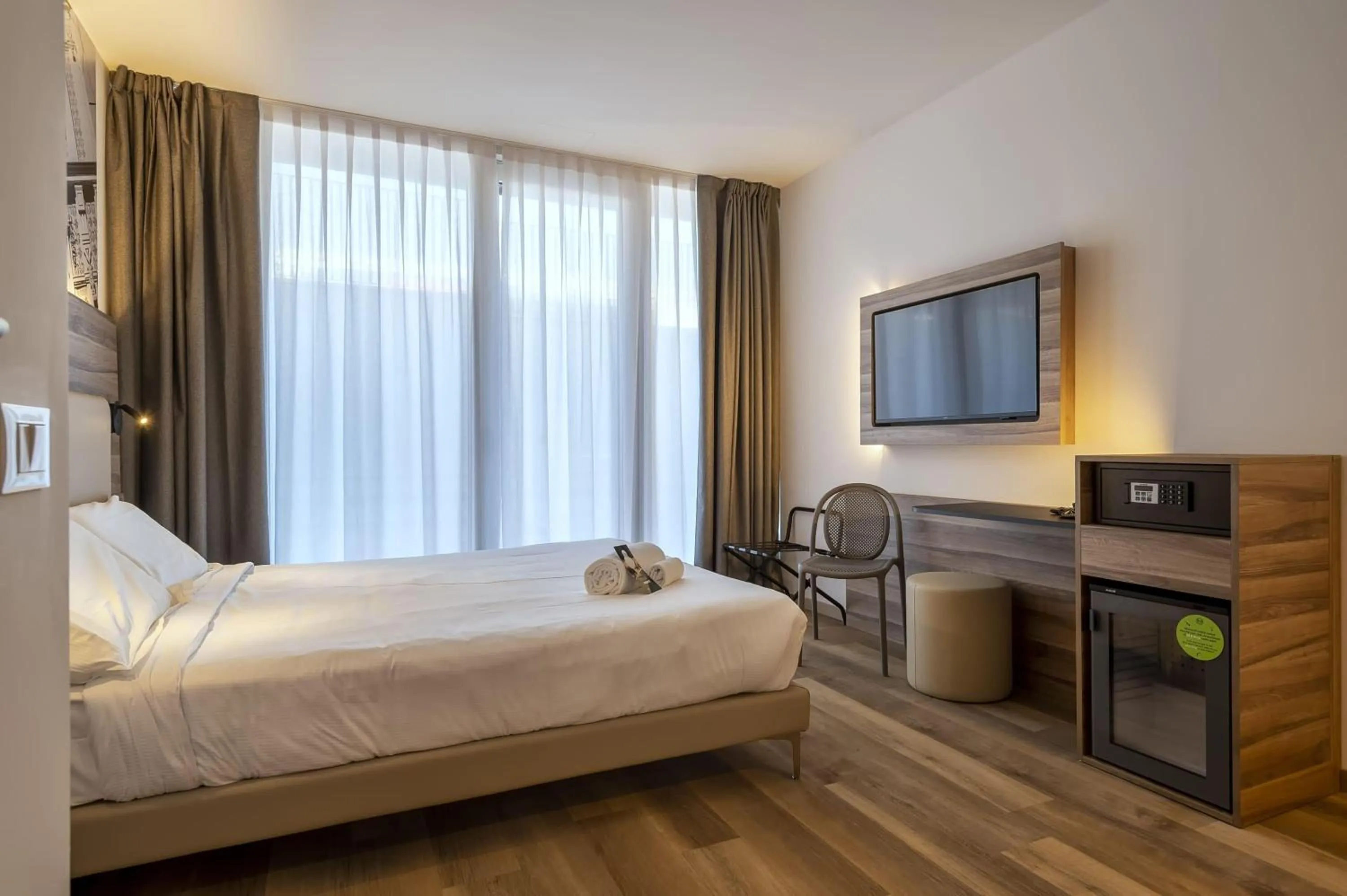 Photo of the whole room, Bed in B&B HOTEL Sassari