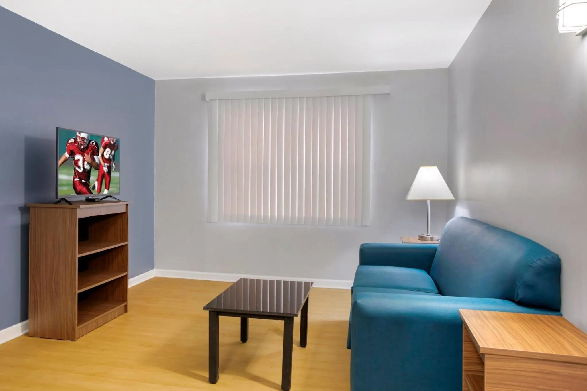 Photo of the whole room in HomeTowne Studios by Red Roof Huntsville - Madison