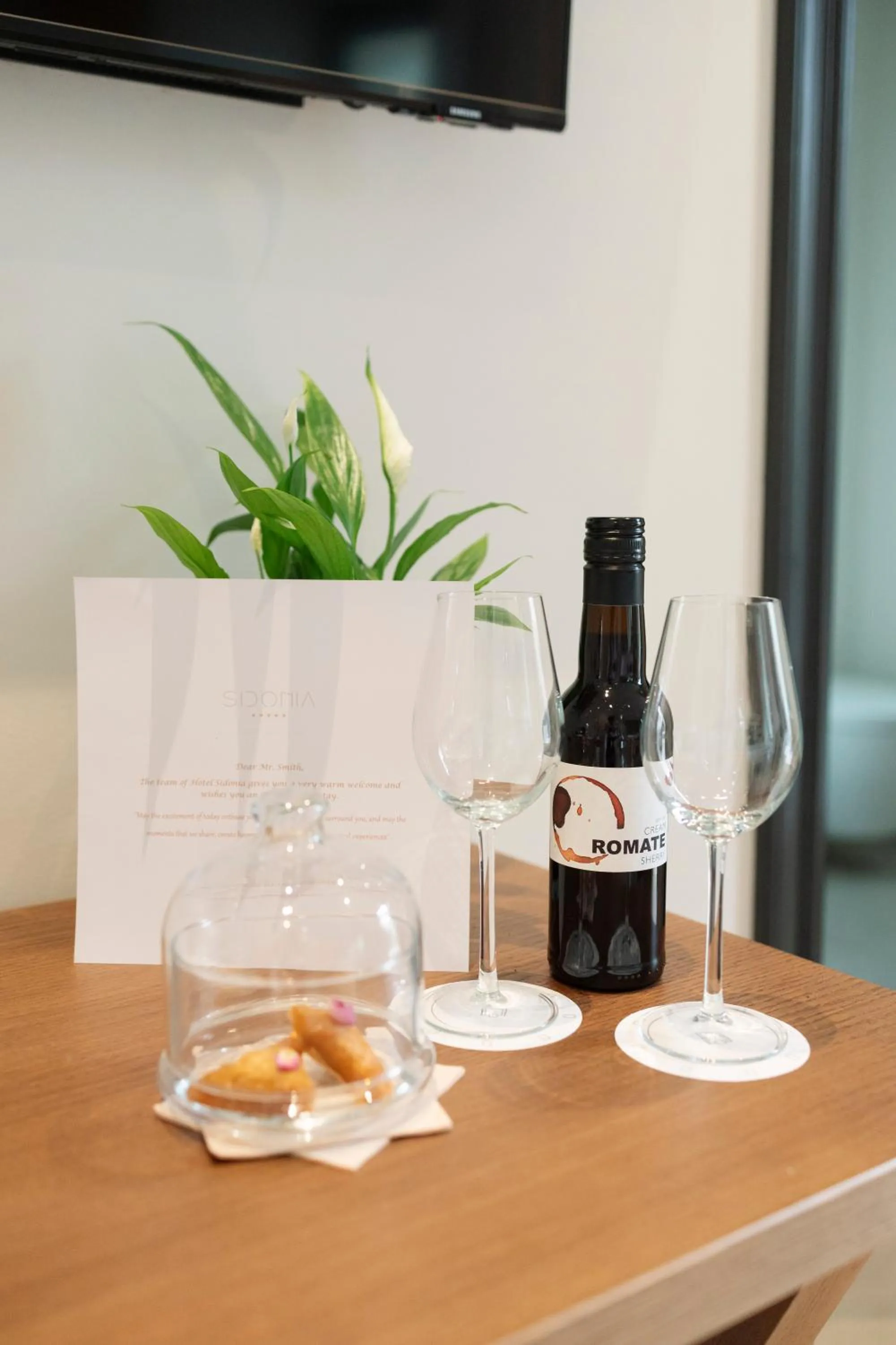 Food and drinks in Hotel Boutique Sidonia