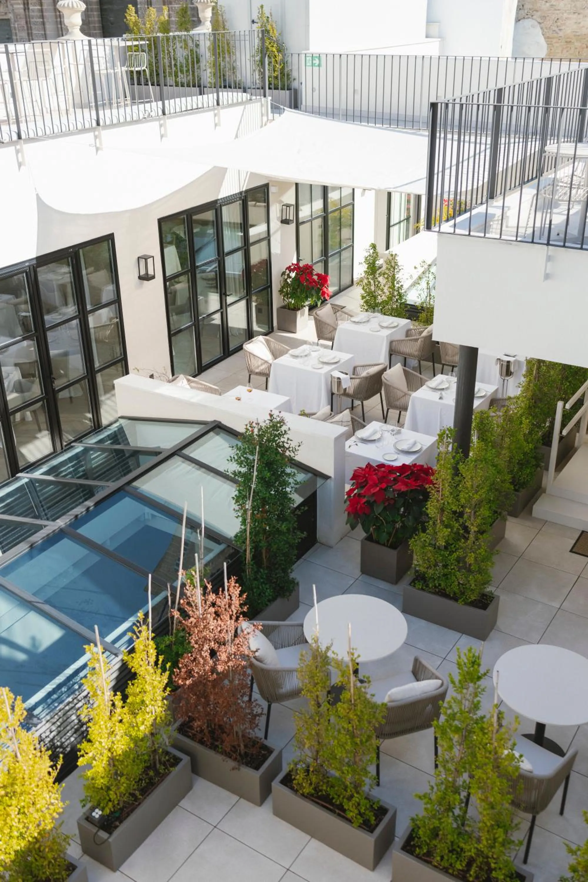 Patio in Hotel Boutique Sidonia