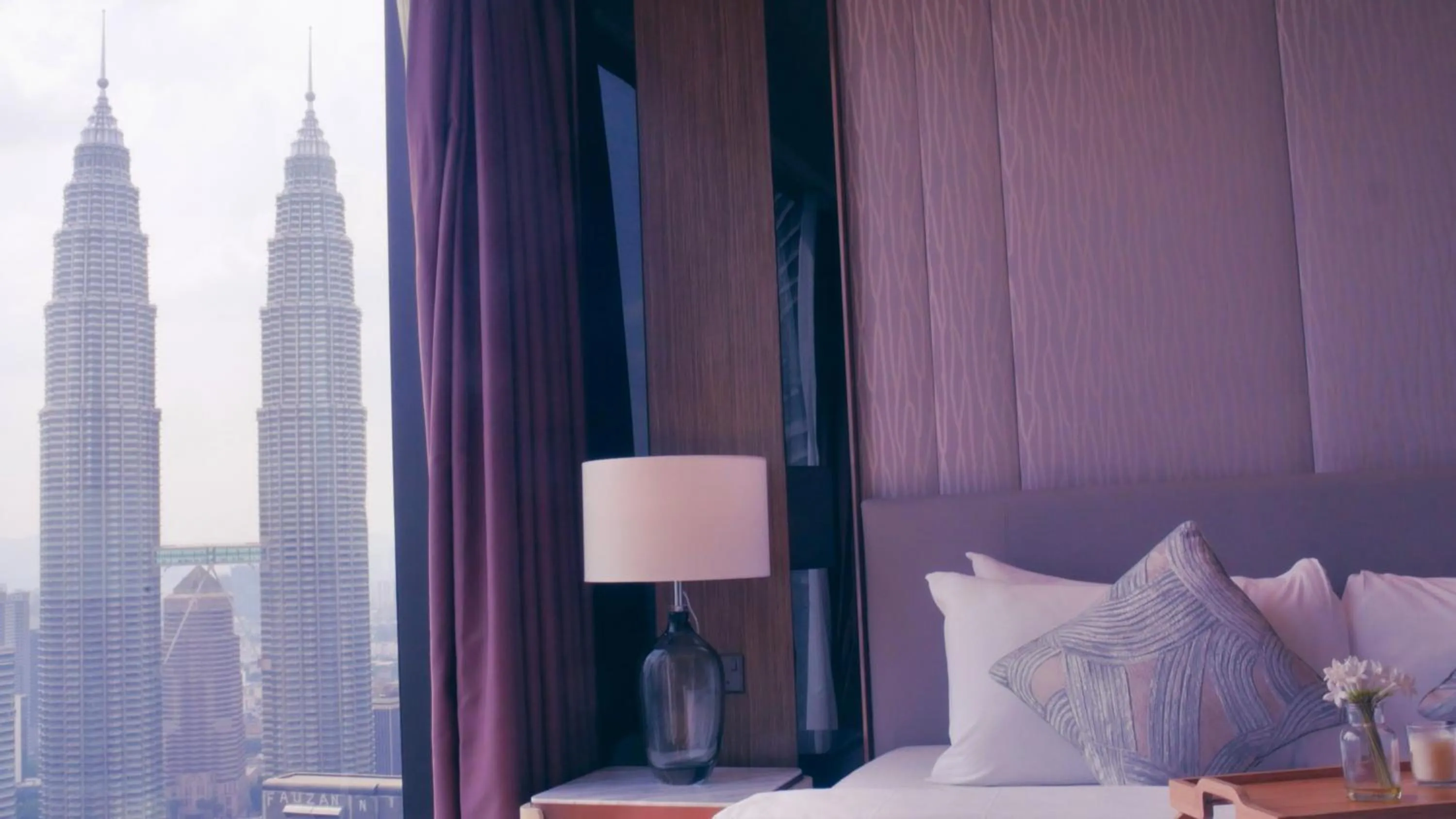 View (from property/room), Bed in Imperial KLCC Residence