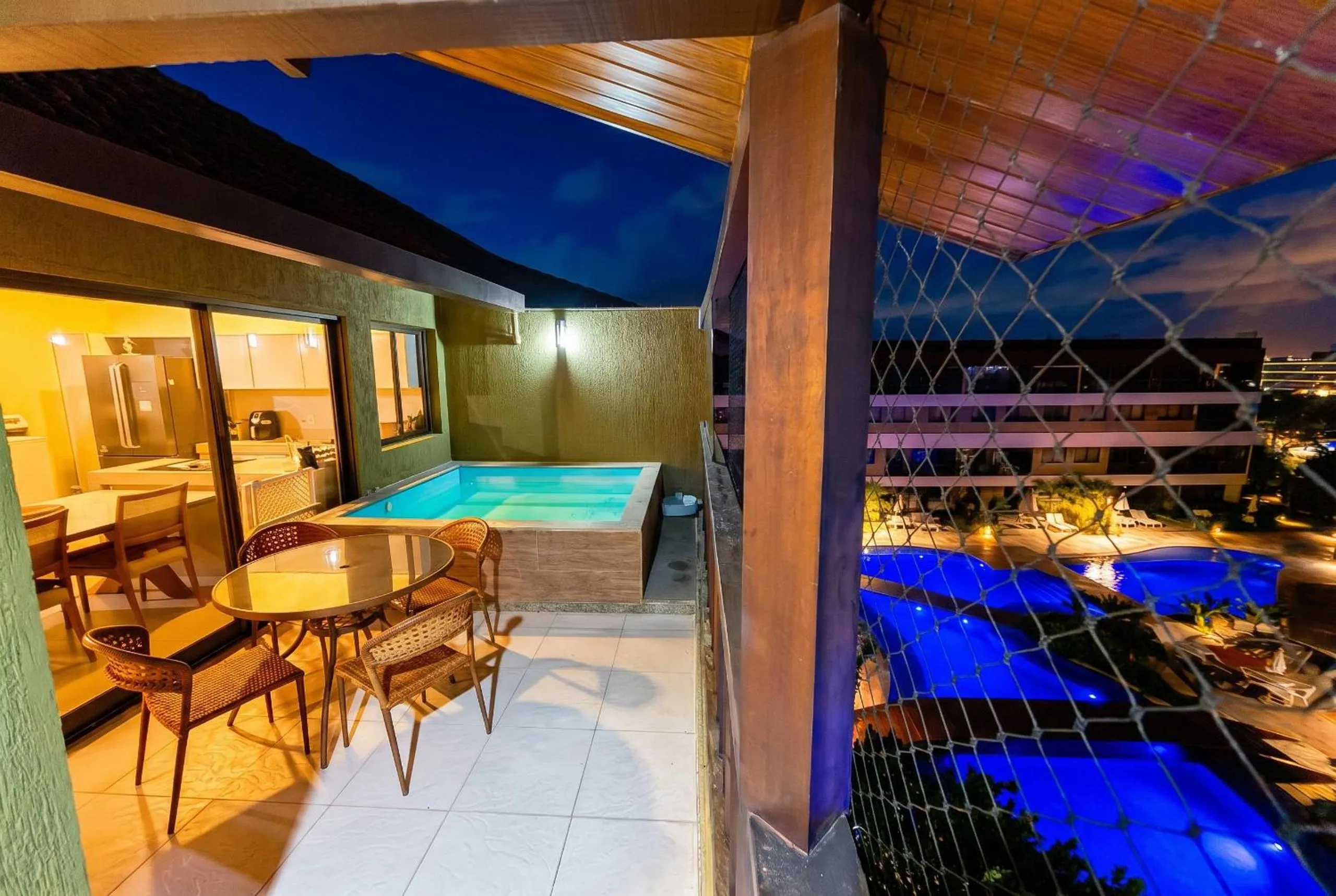 Balcony/Terrace in Malawi Beach Resort - Flat SKY