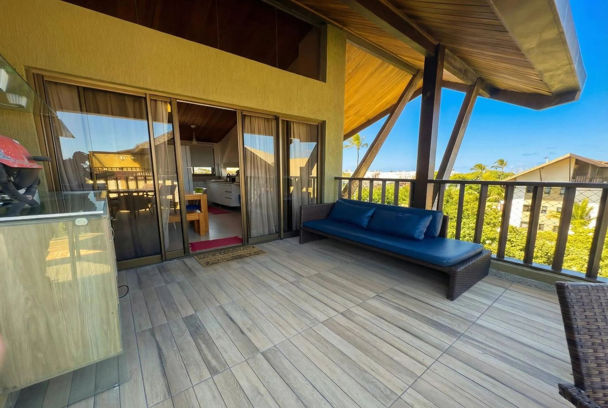 Balcony/Terrace in Malawi Beach Resort - Flat SKY
