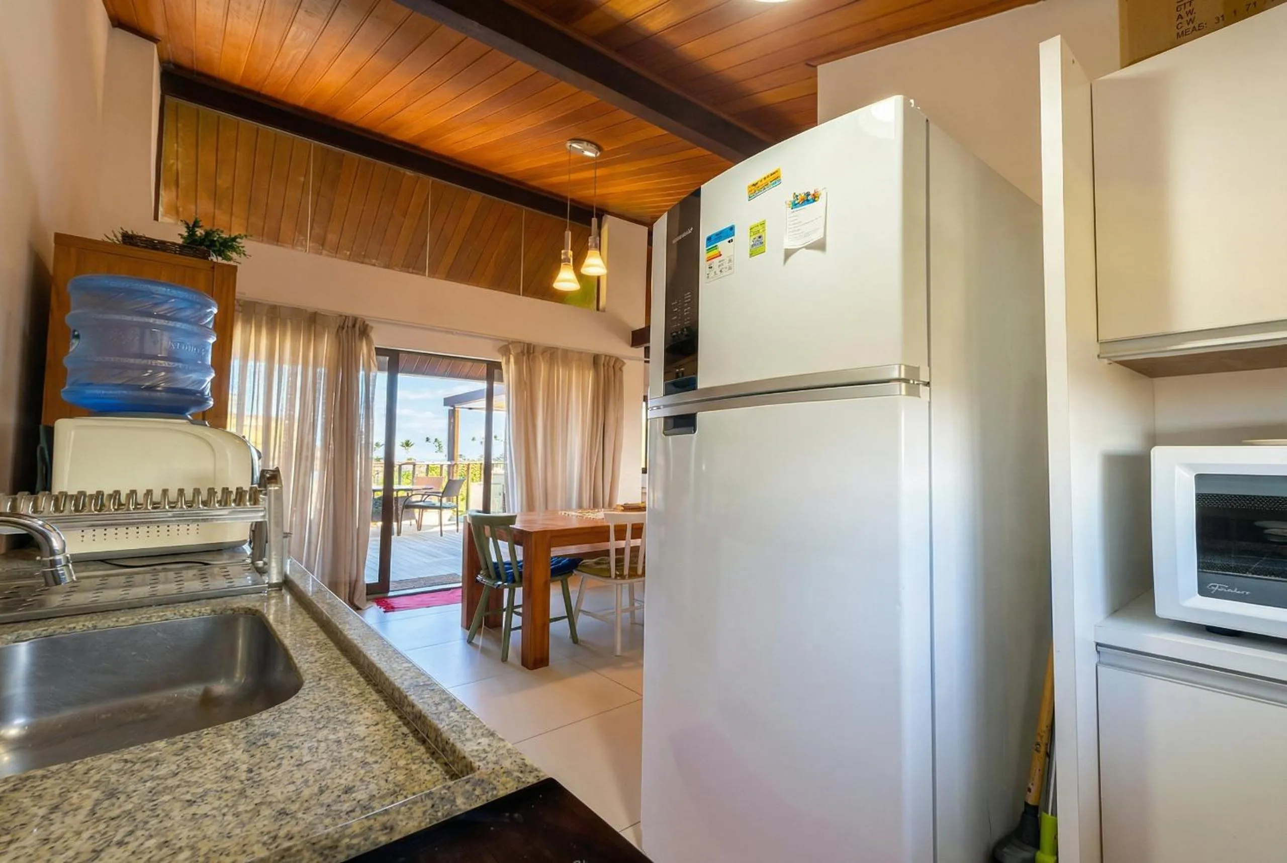 Kitchen or kitchenette in Malawi Beach Resort - Flat SKY
