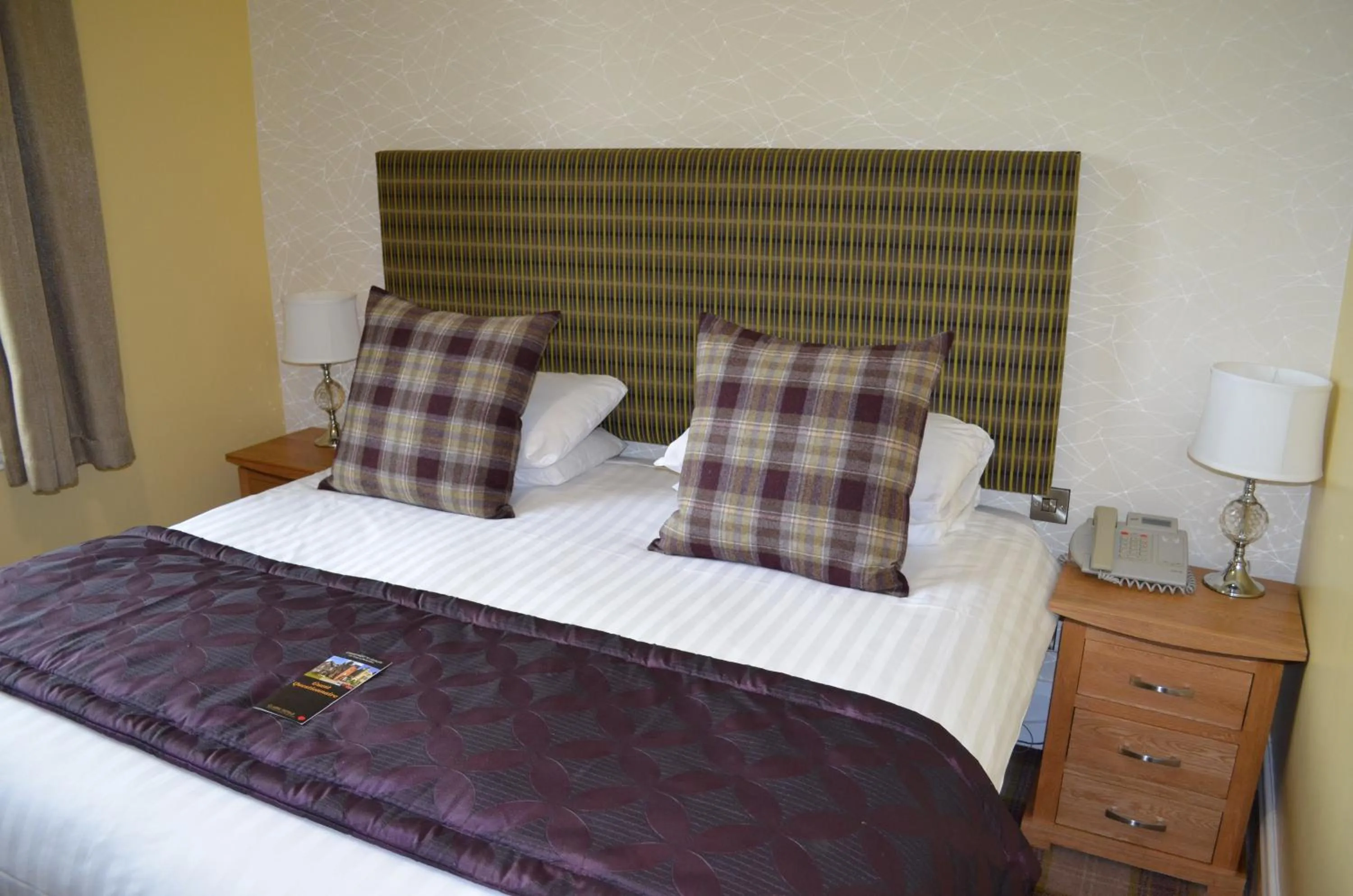 Bed in Friars Carse Country House Hotel
