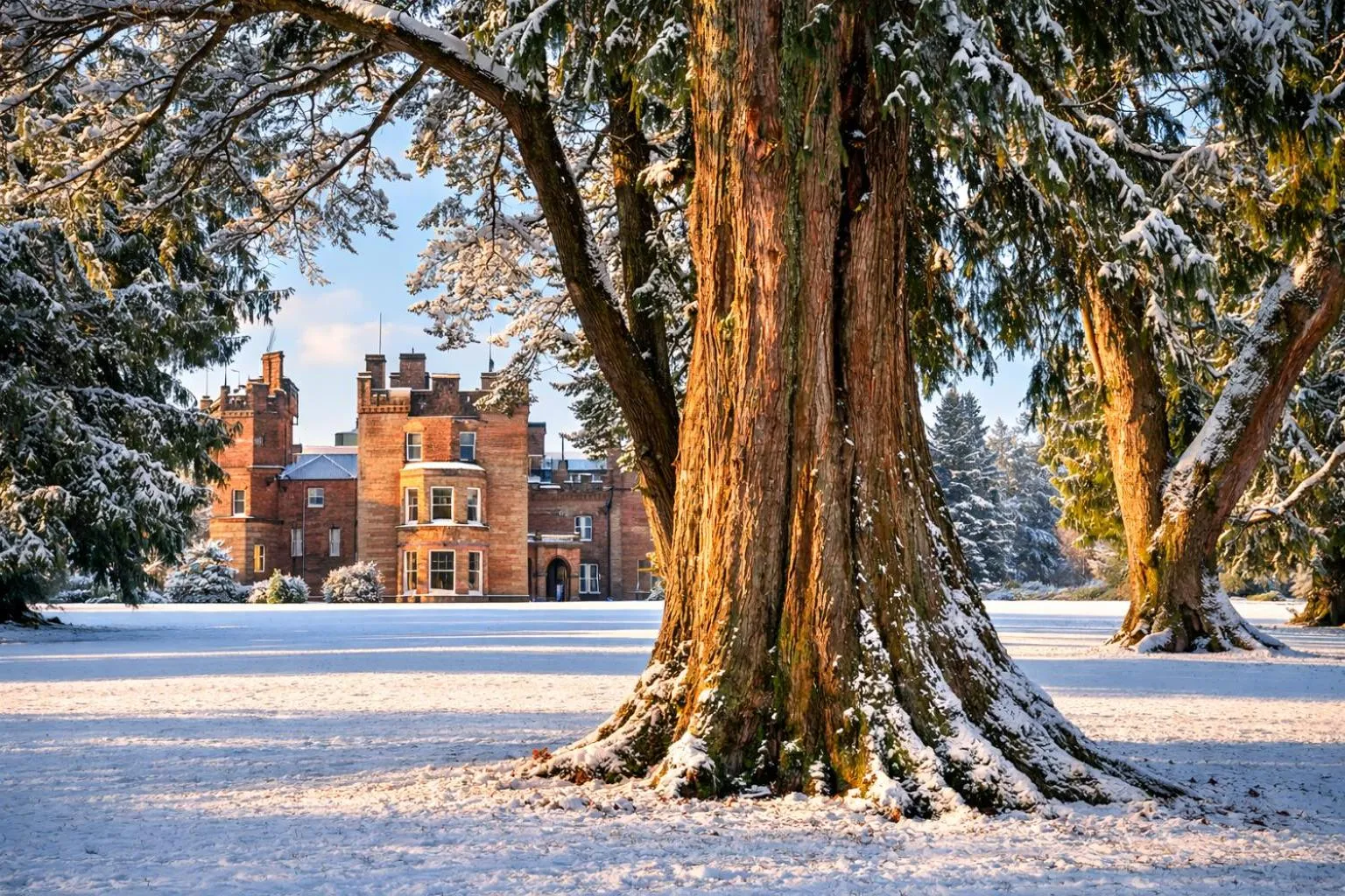 Natural landscape in Friars Carse Country House Hotel