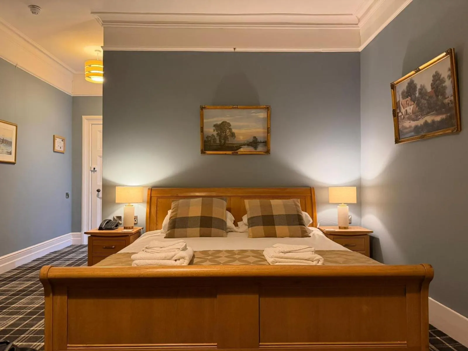 Bed in Friars Carse Country House Hotel