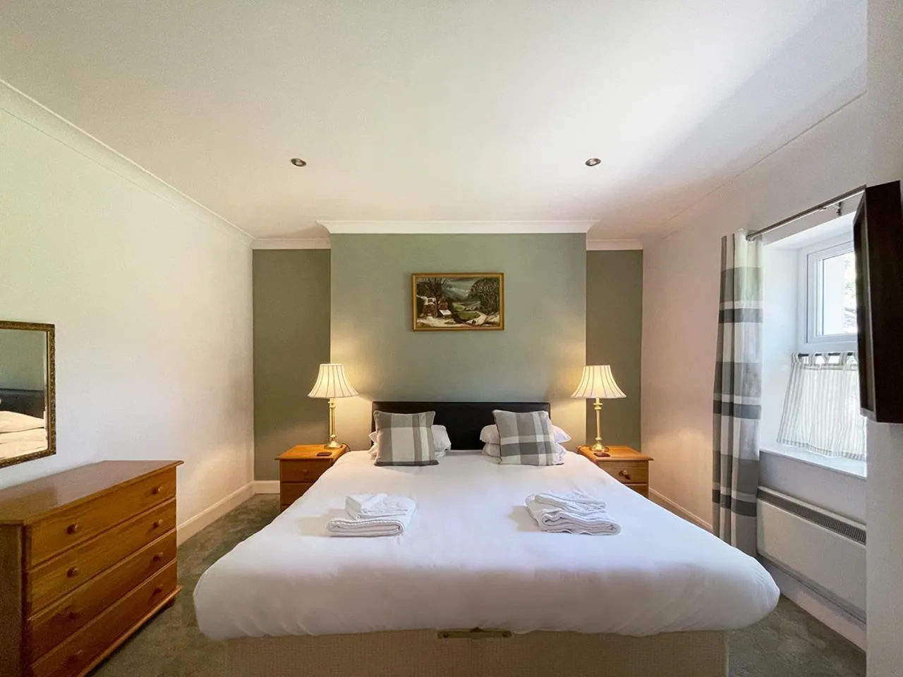 Bed in Friars Carse Country House Hotel