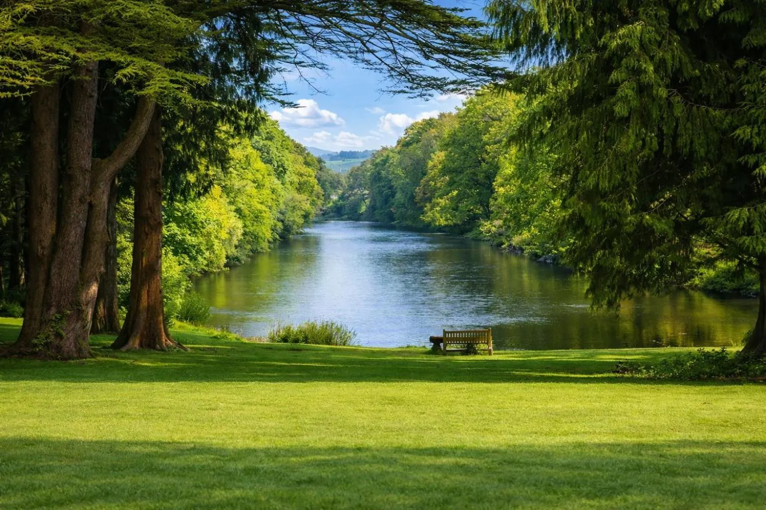 Garden in Friars Carse Country House Hotel