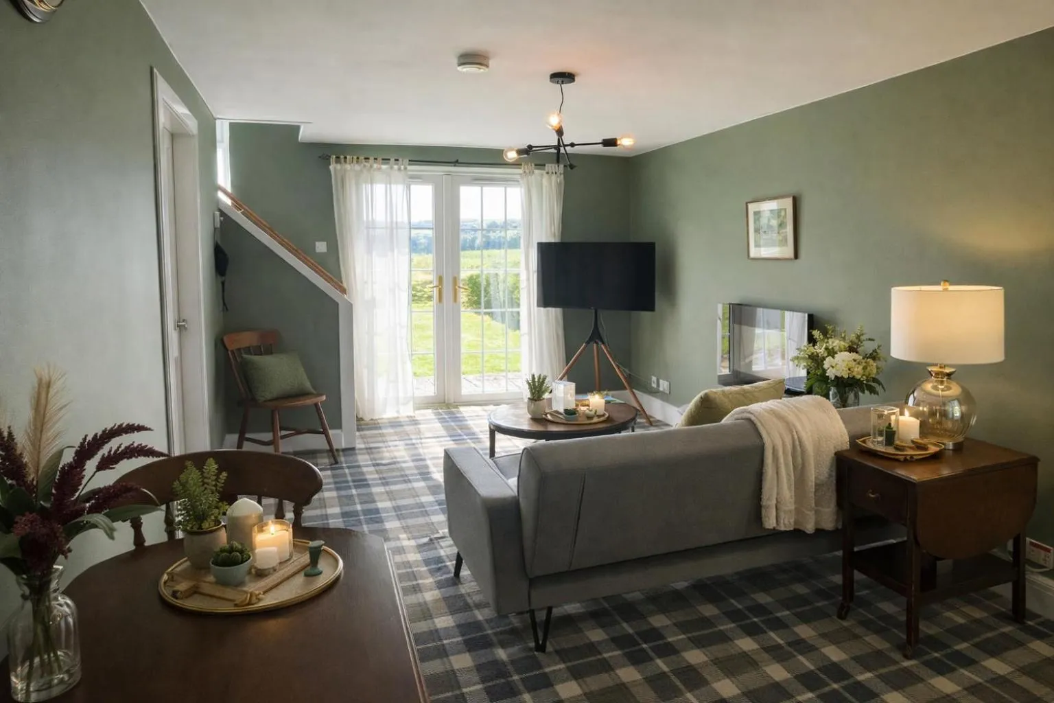 Bed in Friars Carse Country House Hotel