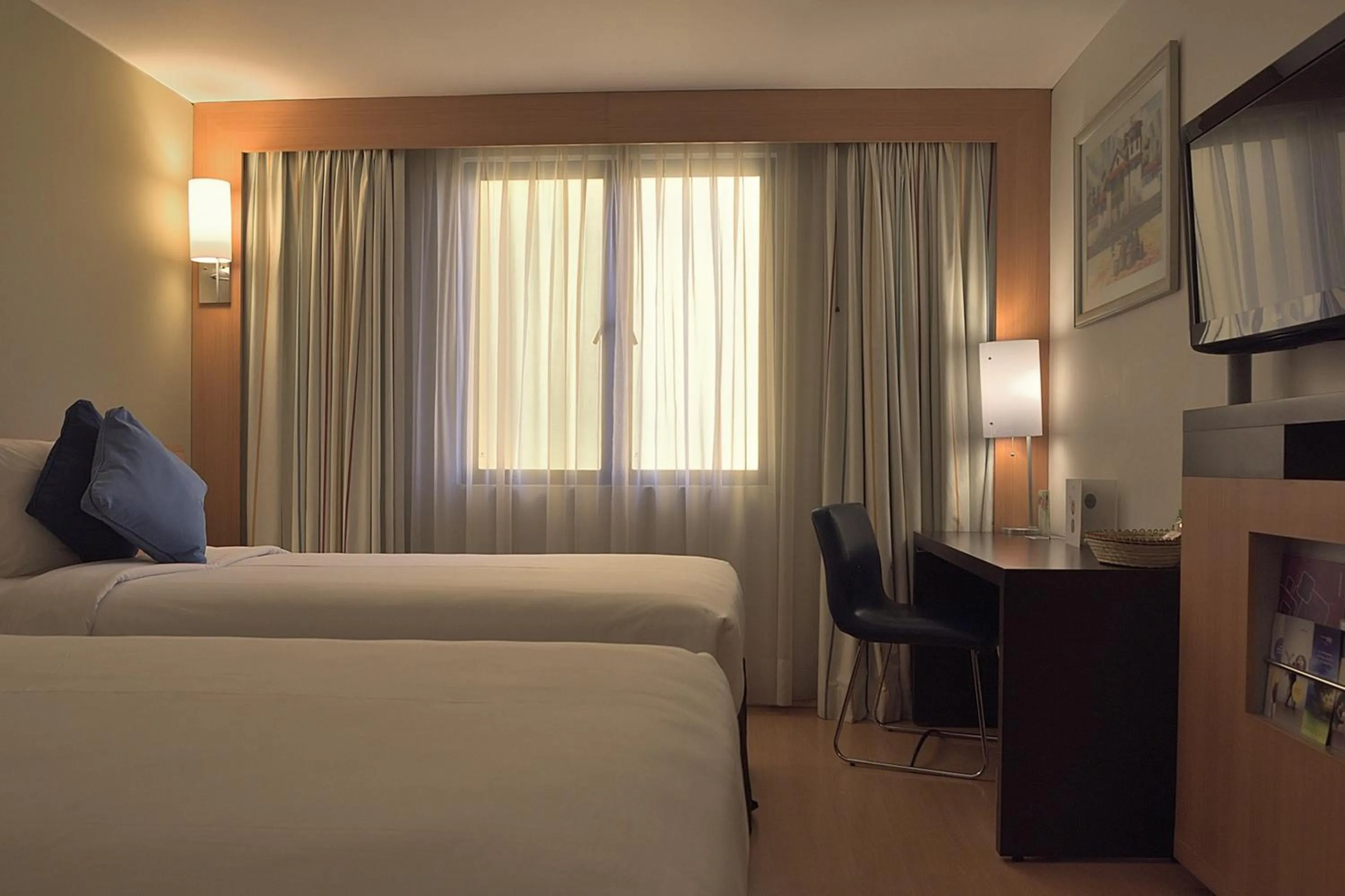 Decorative detail, Bed in Novotel Cusco