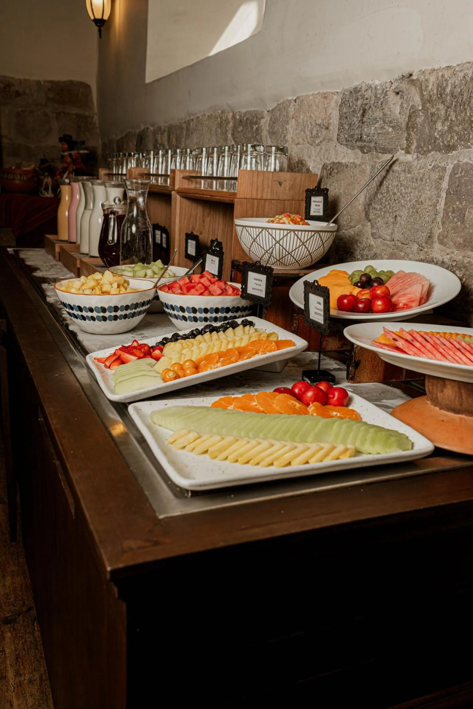 Food and drinks in Novotel Cusco