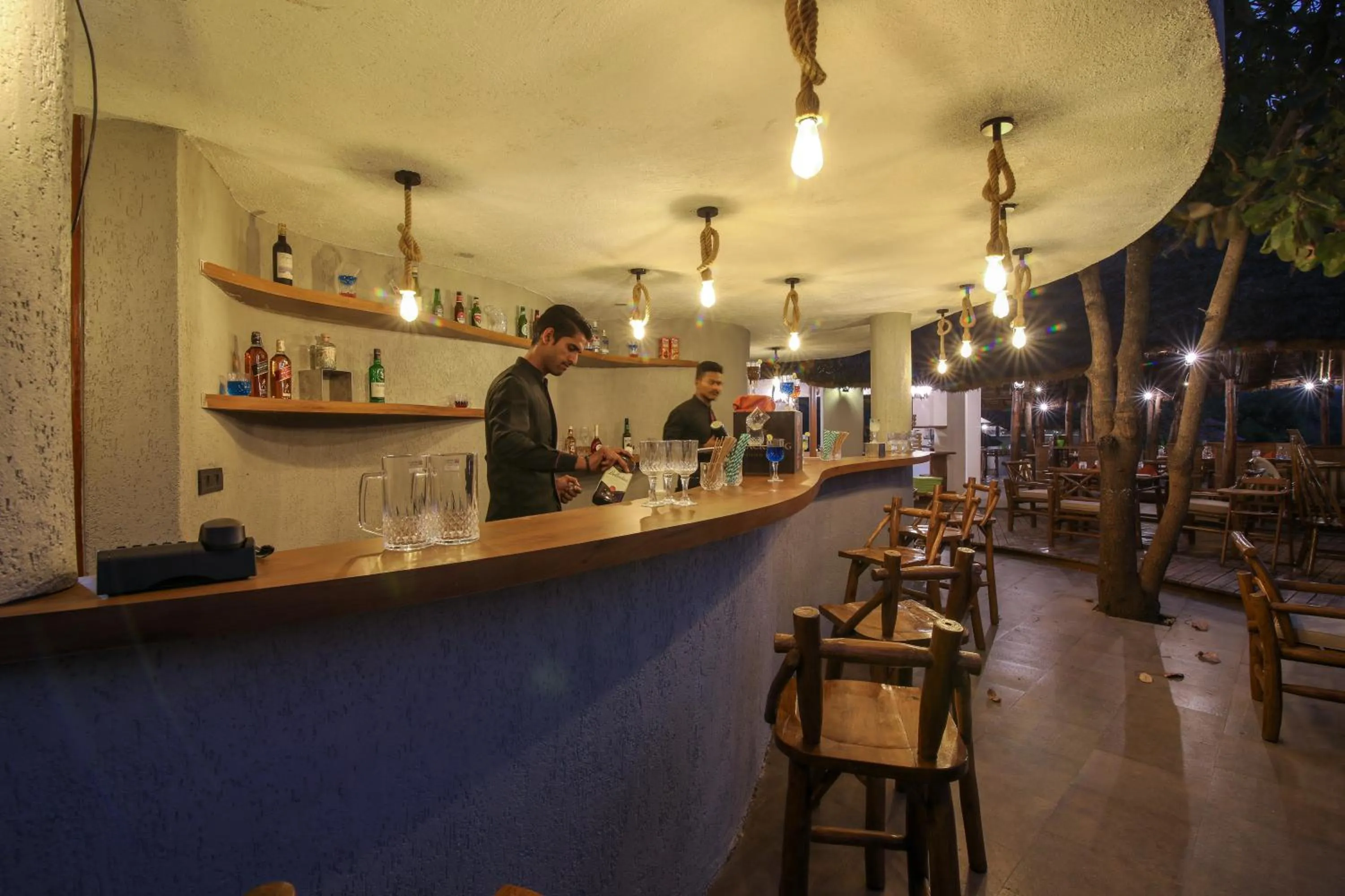 Lounge or bar in Toyam by Orchid Hotels