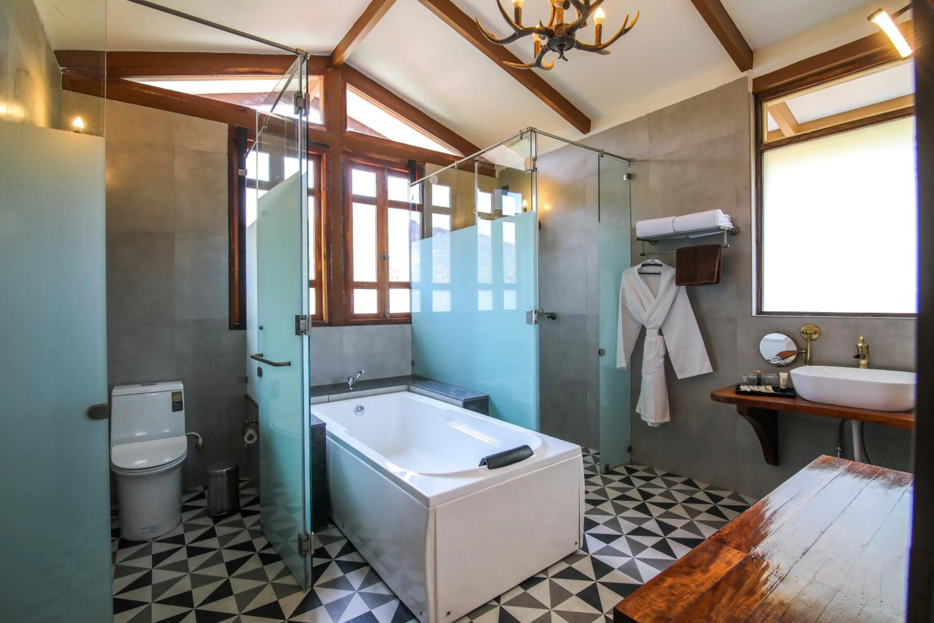 Toilet in Toyam by Orchid Hotels