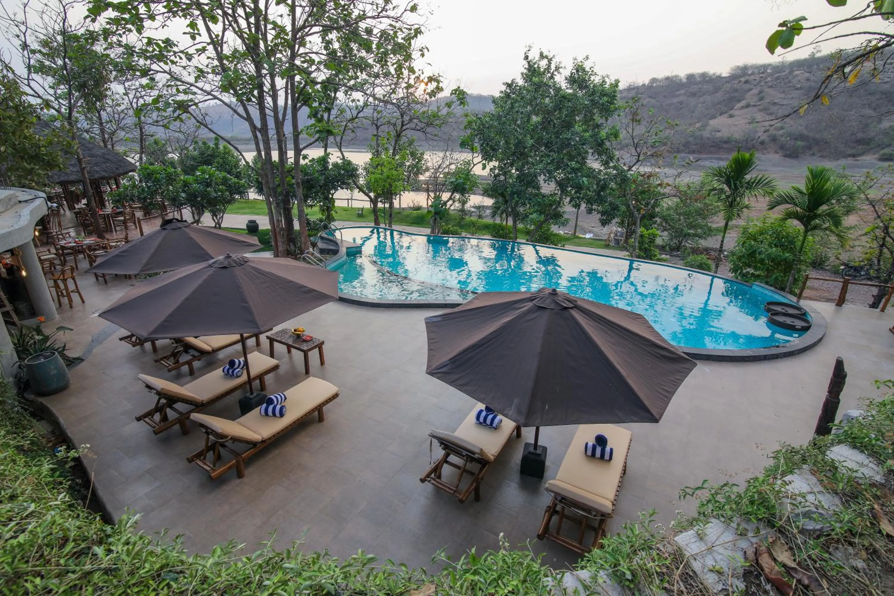 Pool view in Toyam by Orchid Hotels