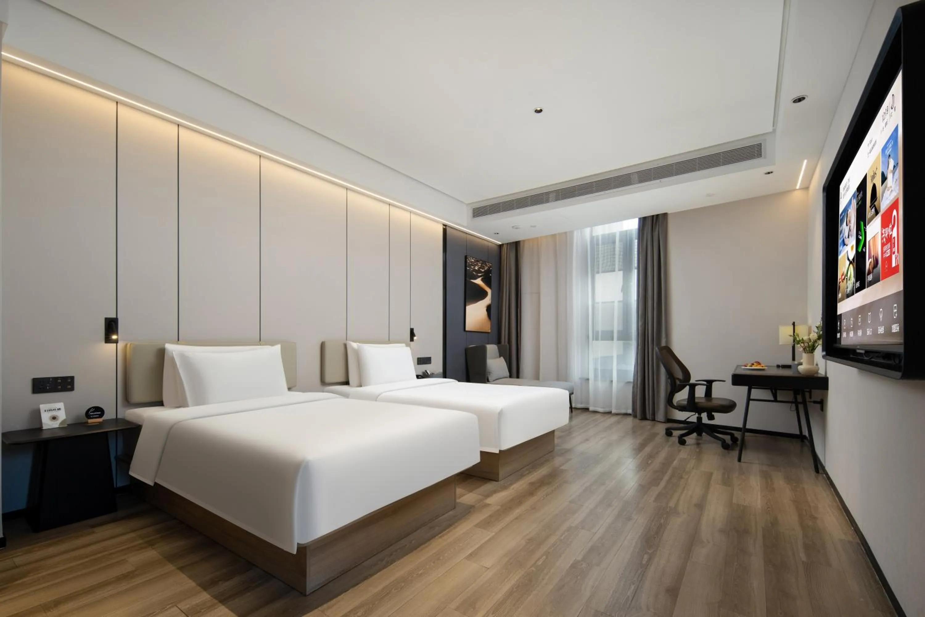 Bed in Atour Hotel Fuzhou Yongjia Tiandi