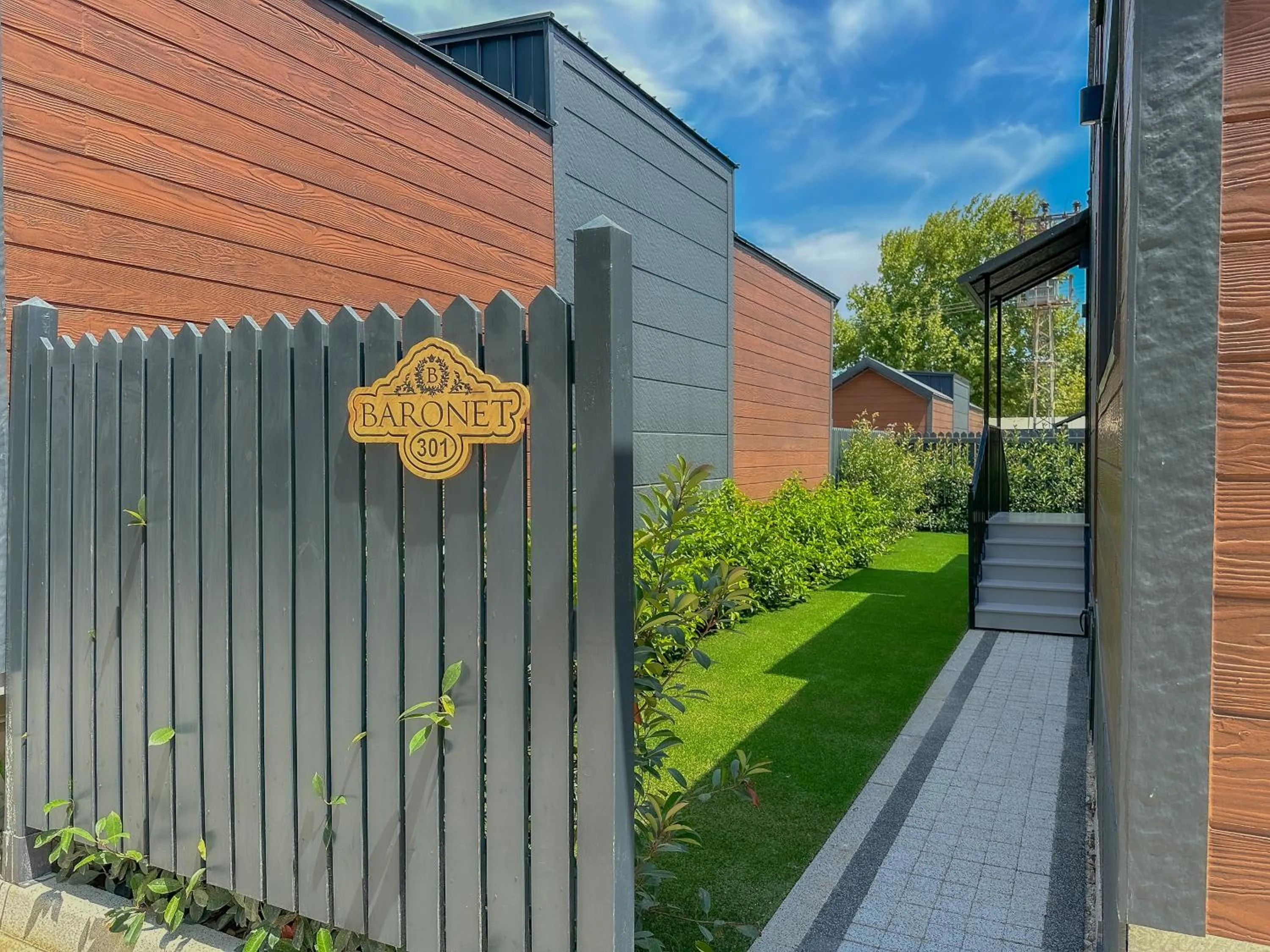 Garden view in Baronet Tiny House Butik Otel