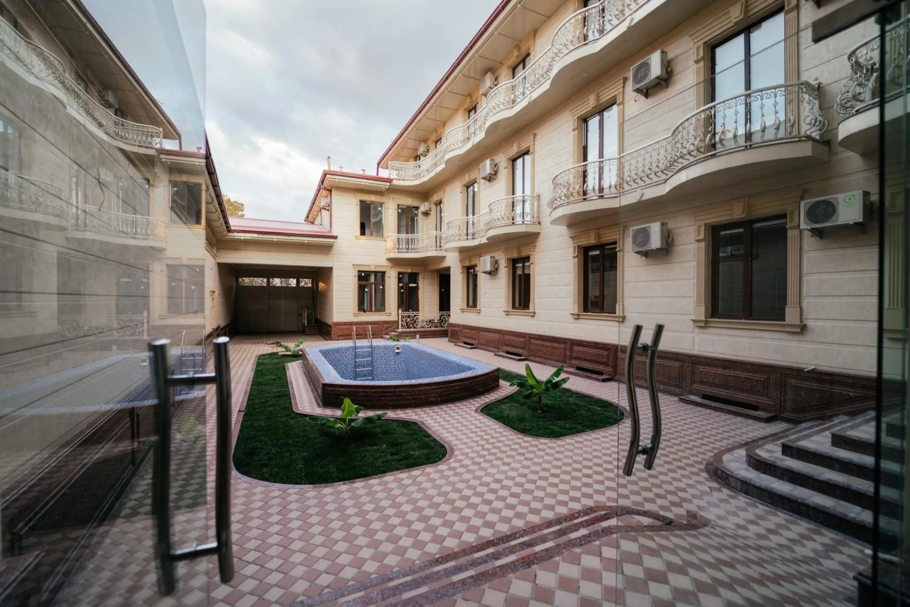 Pool view in ZAAL Hotel