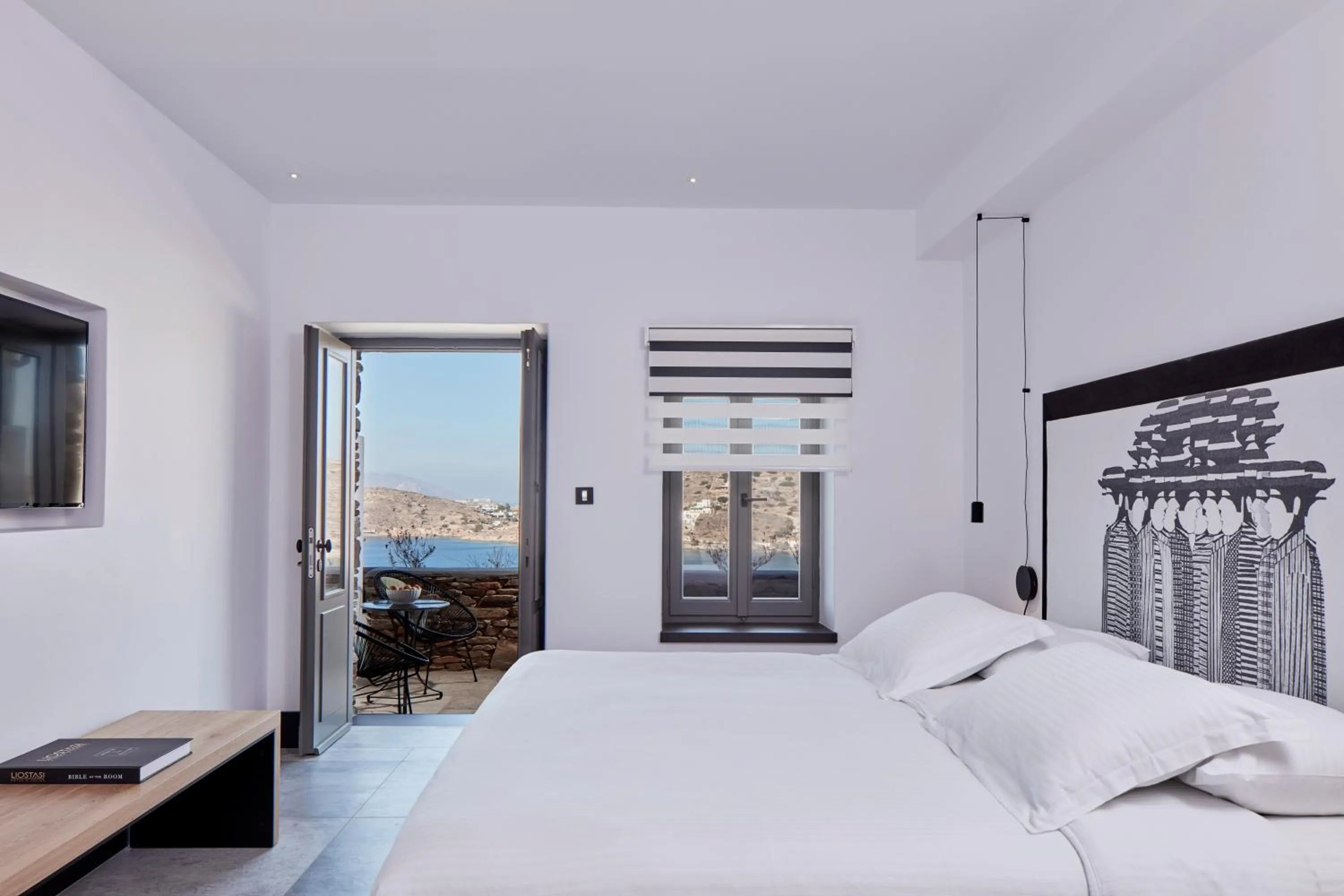 View (from property/room), Bed in Liostasi