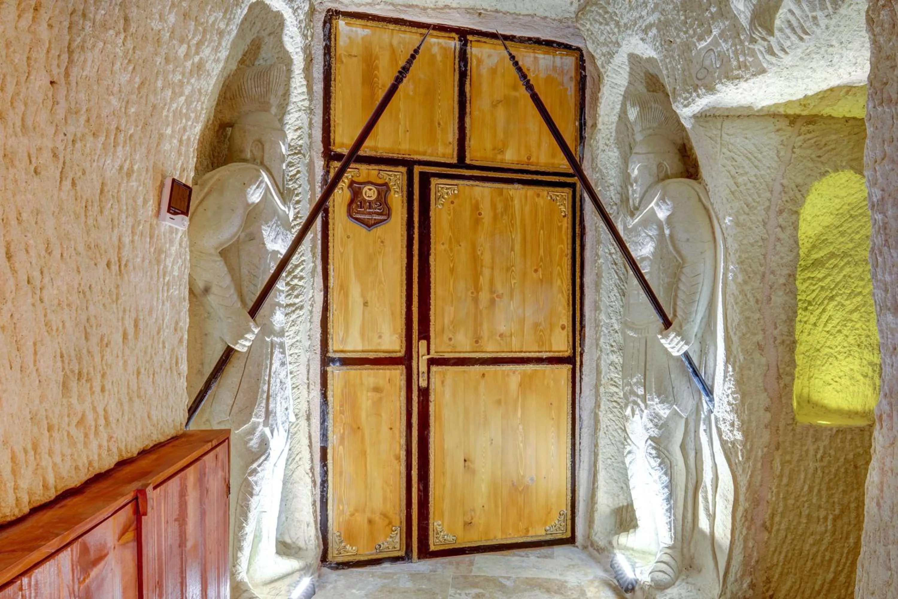 Facade/entrance in Marbay Cave Cappadocia