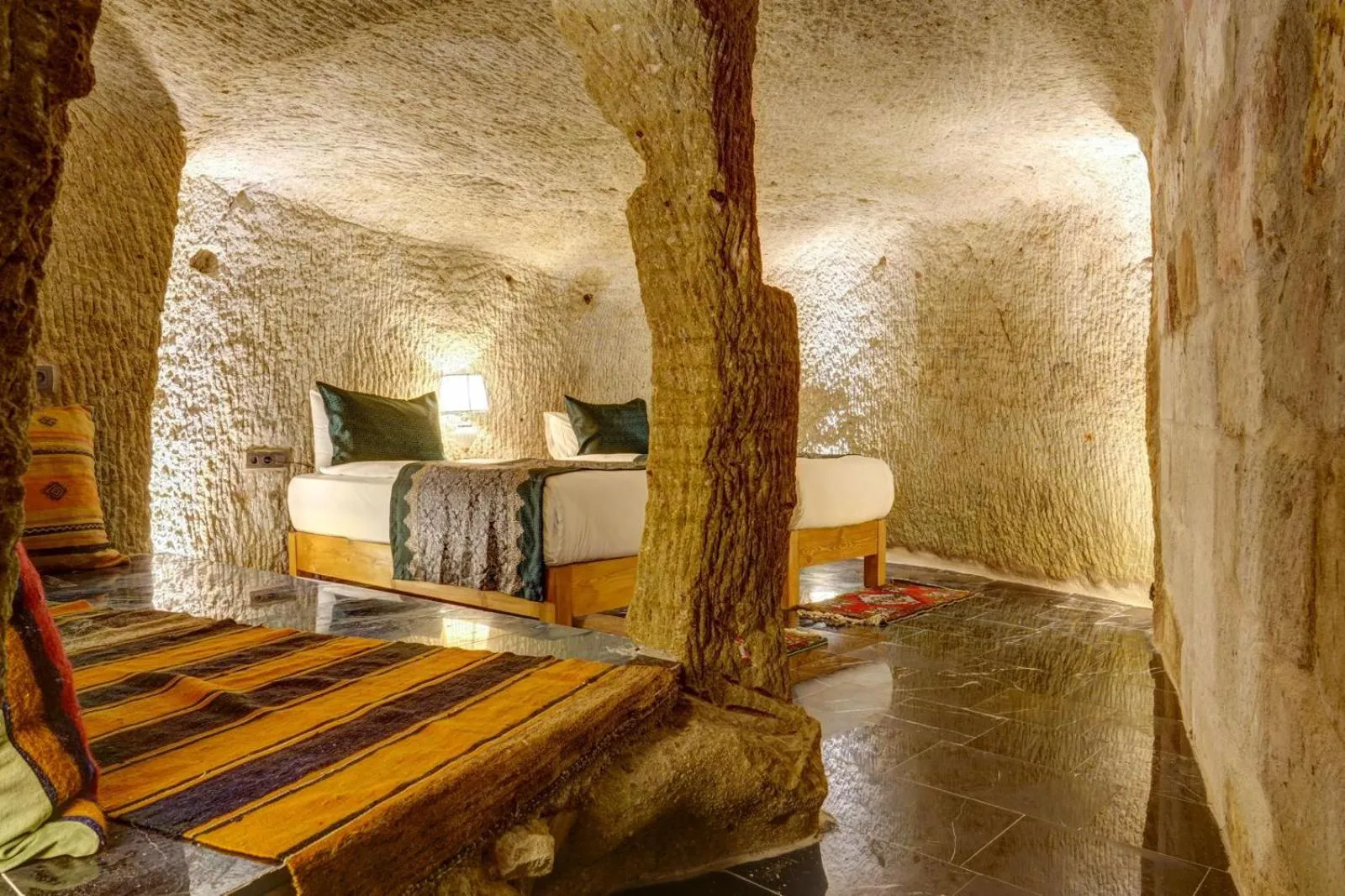 children, Bed in Marbay Cave Cappadocia