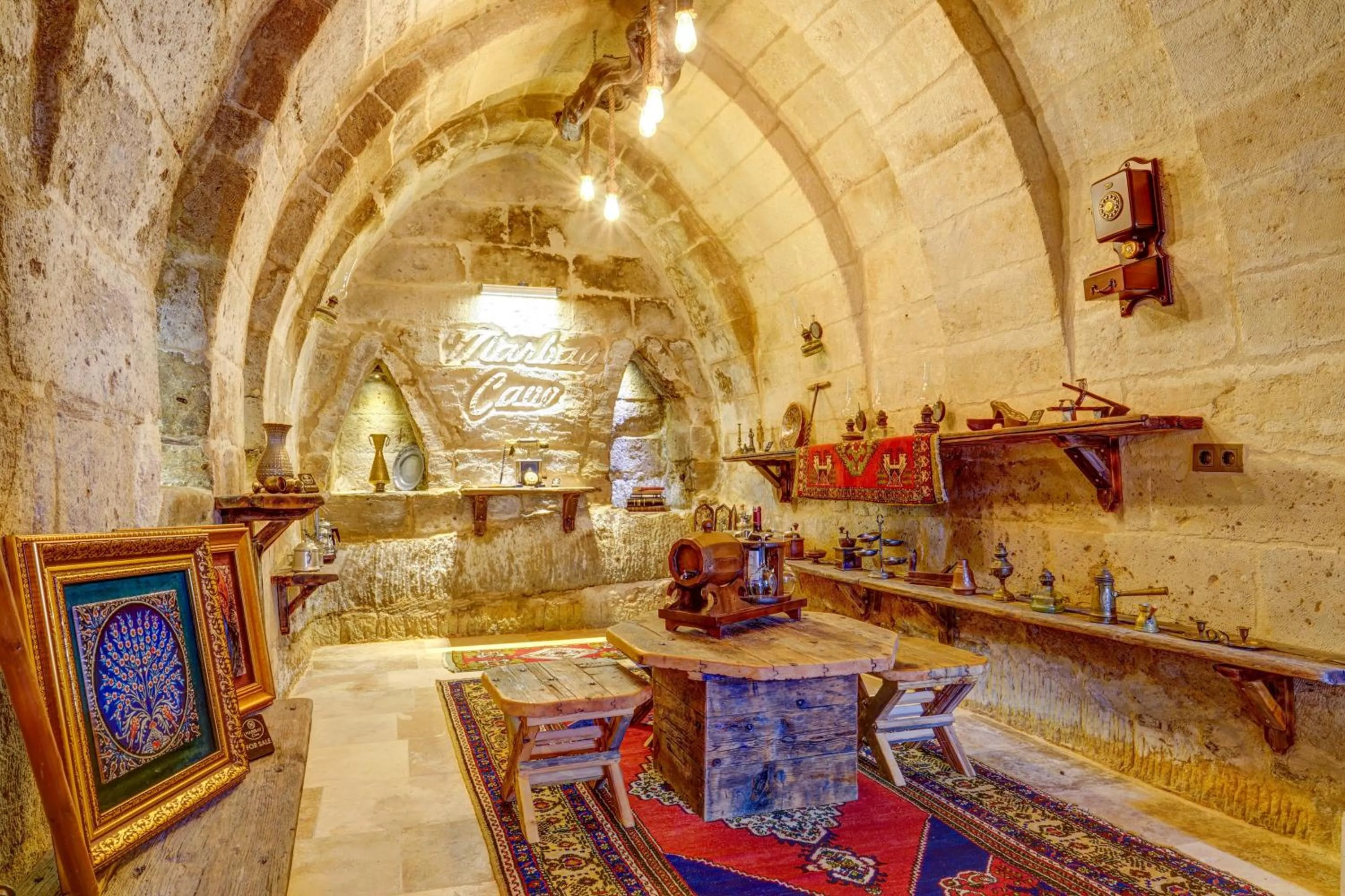 Lobby or reception in Marbay Cave Cappadocia