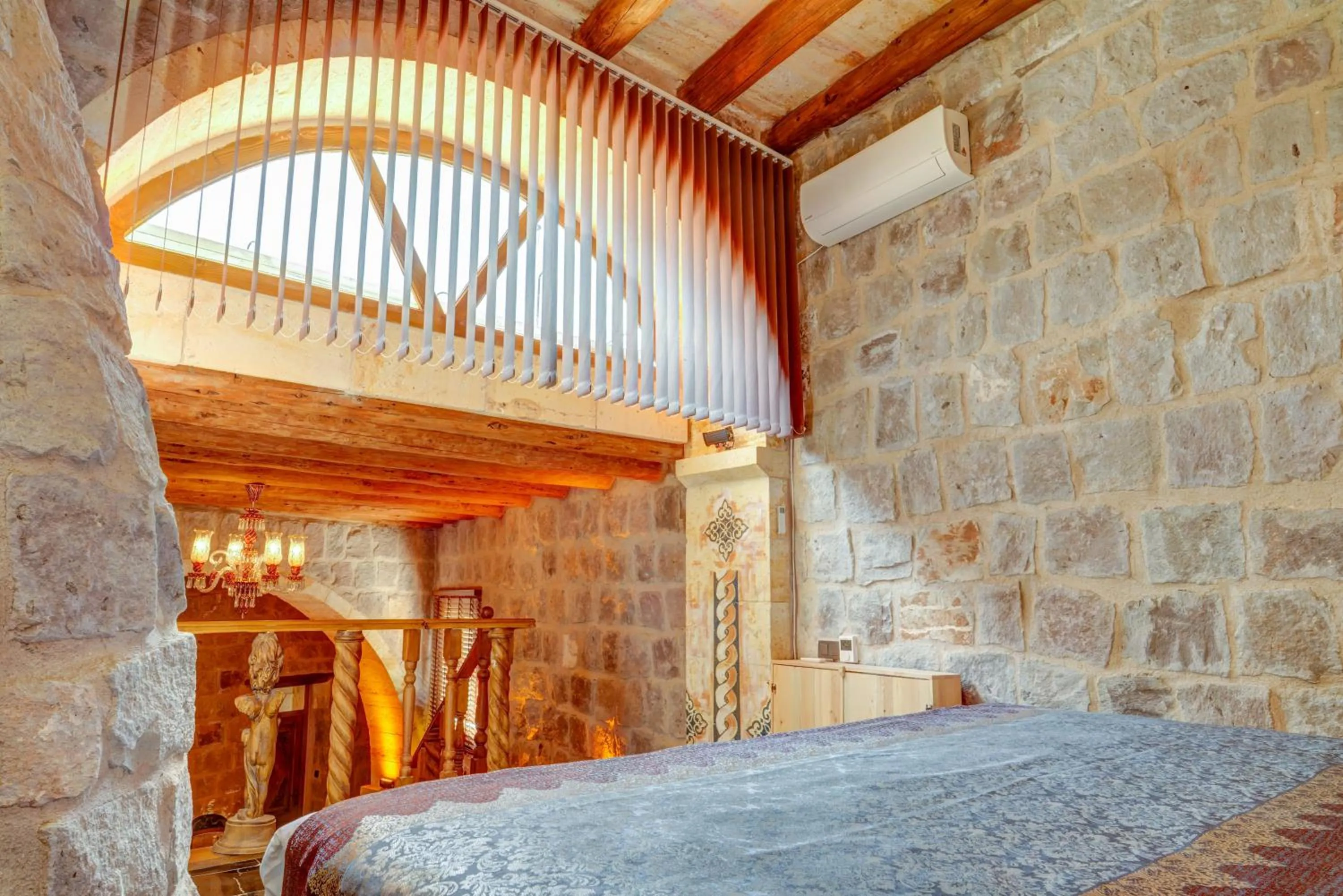 Bed in Marbay Cave Cappadocia