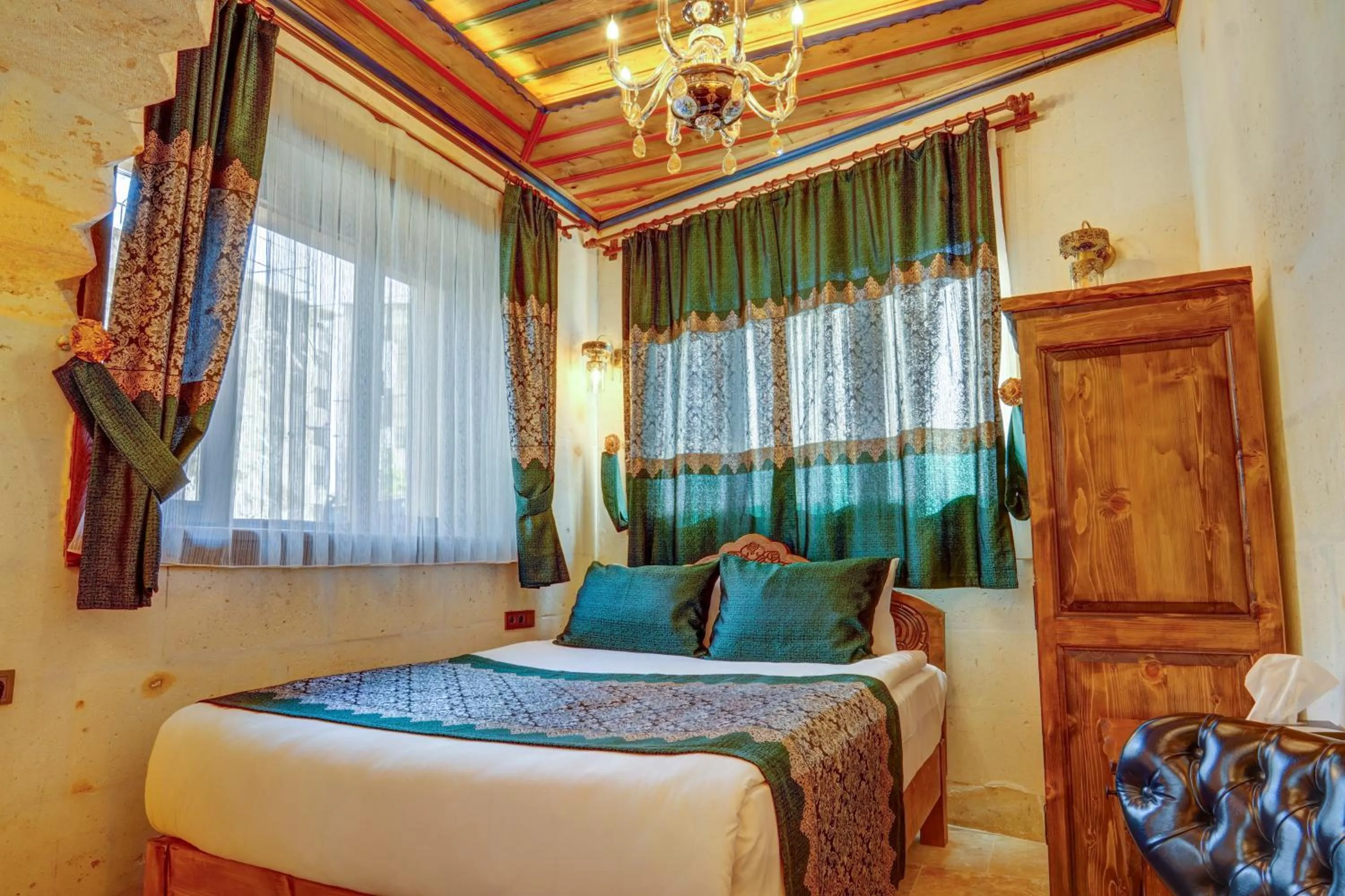 Bed in Marbay Cave Cappadocia