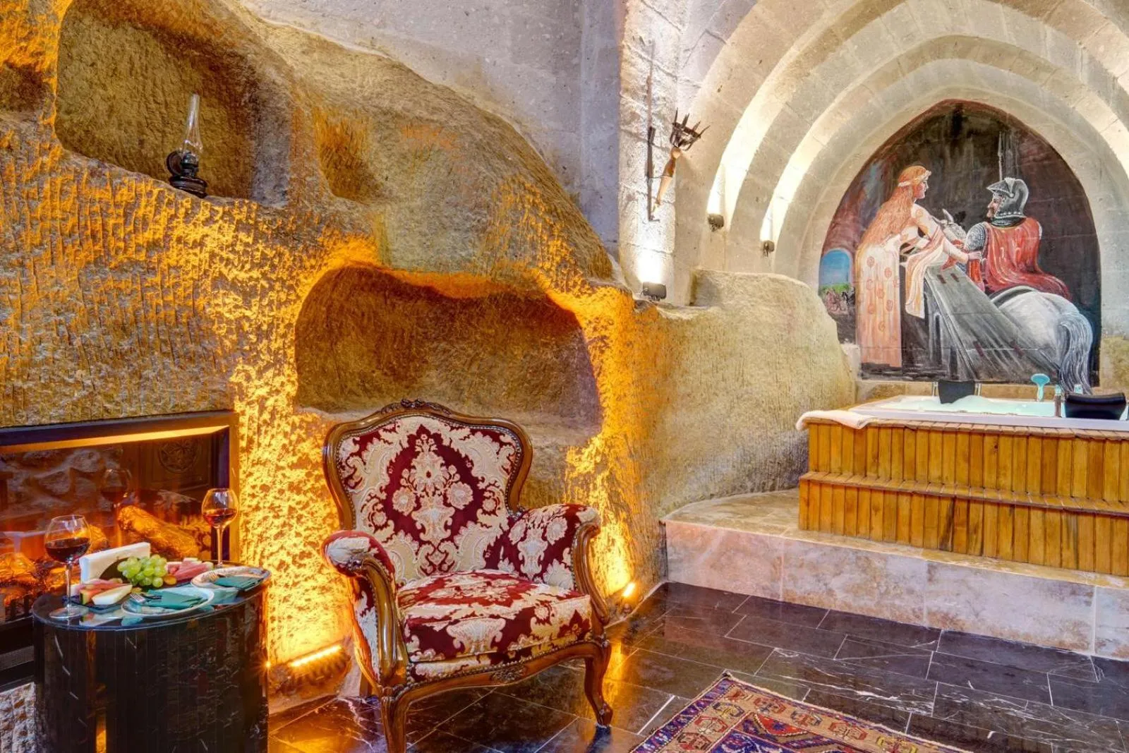 Hot Tub in Marbay Cave Cappadocia