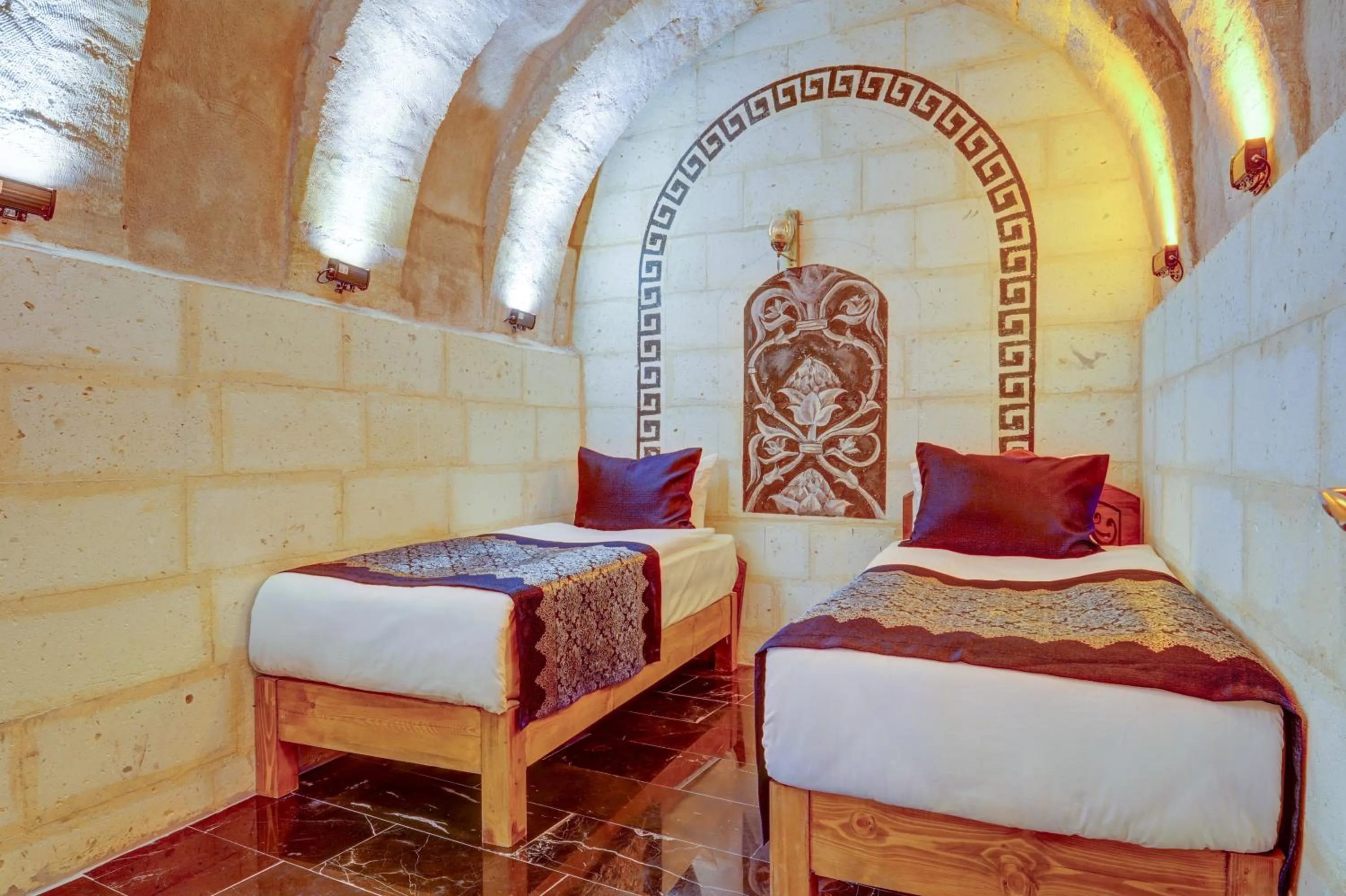 children, Bed in Marbay Cave Cappadocia