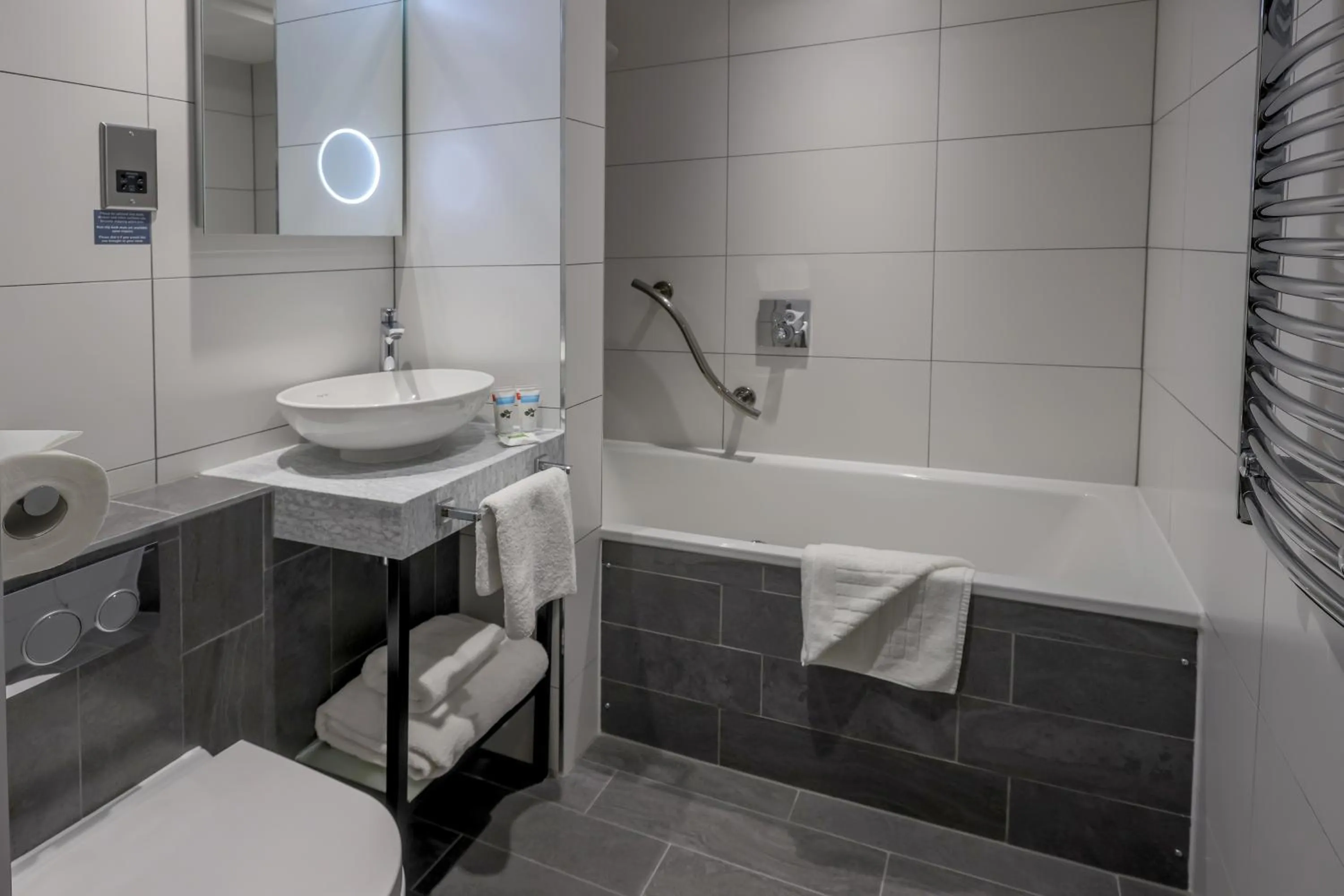 Bathroom in Best Western Abbots Barton Hotel