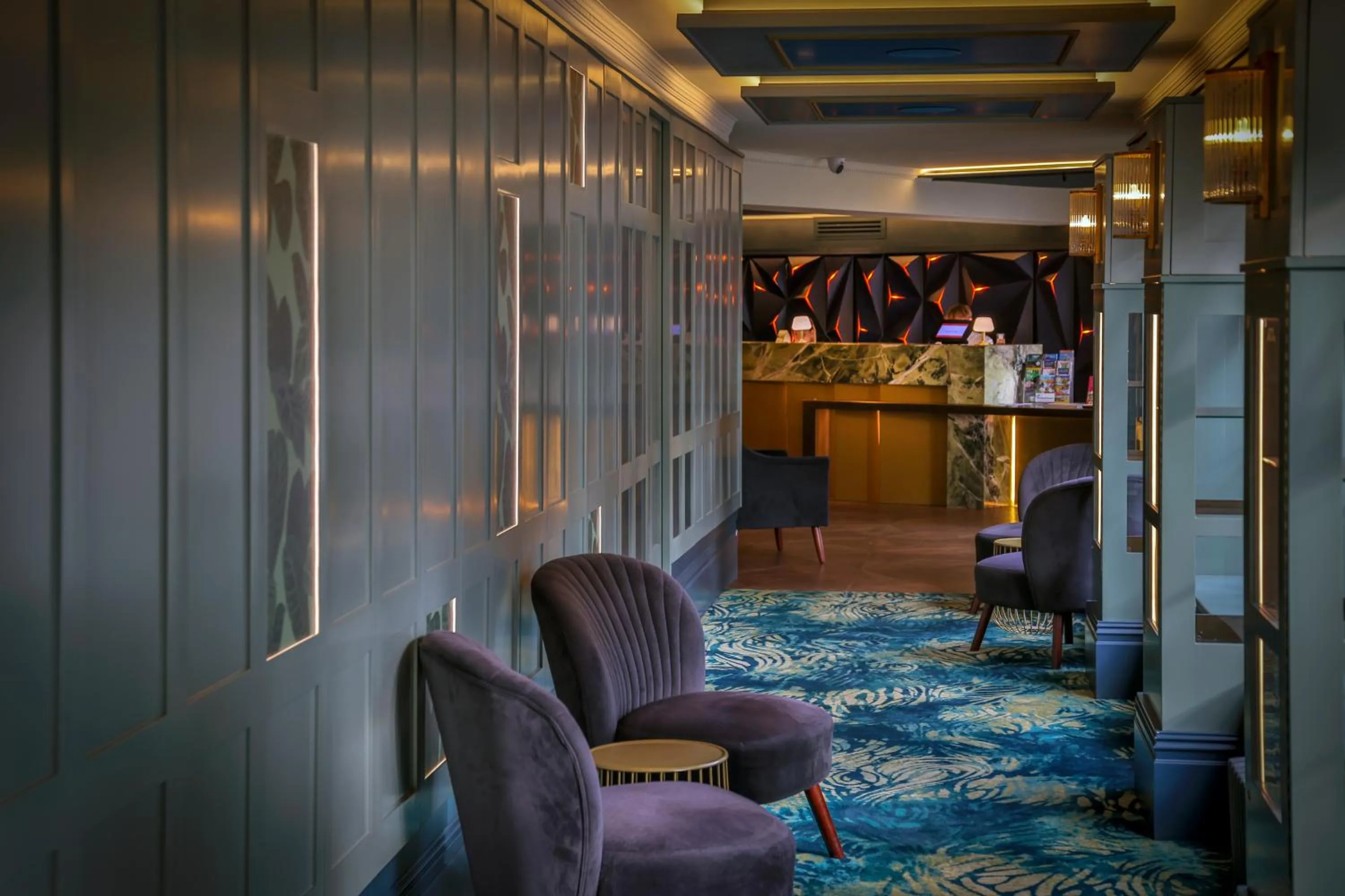 Lobby or reception in Best Western Abbots Barton Hotel