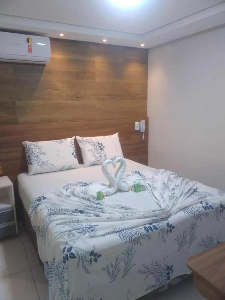 Photo of the whole room, Bed in Pousada Beija Flor