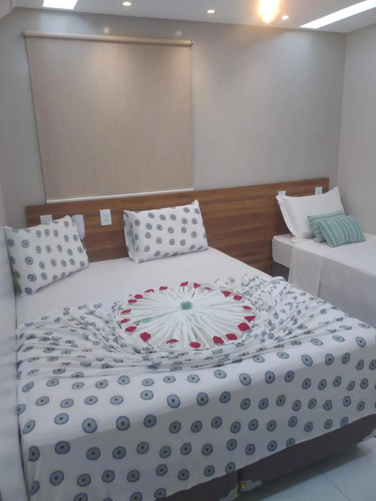 Photo of the whole room, Bed in Pousada Beija Flor