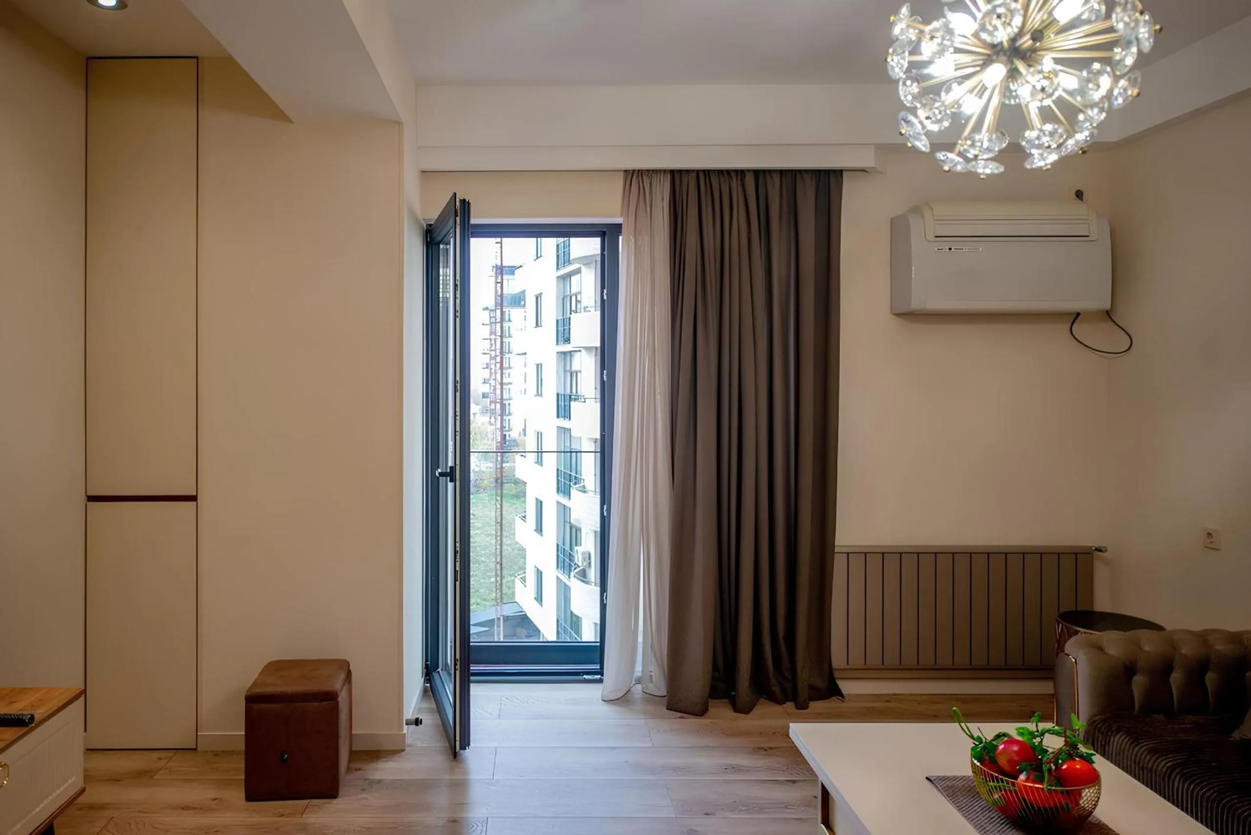 Bed in SoTa Metekhi Hotel