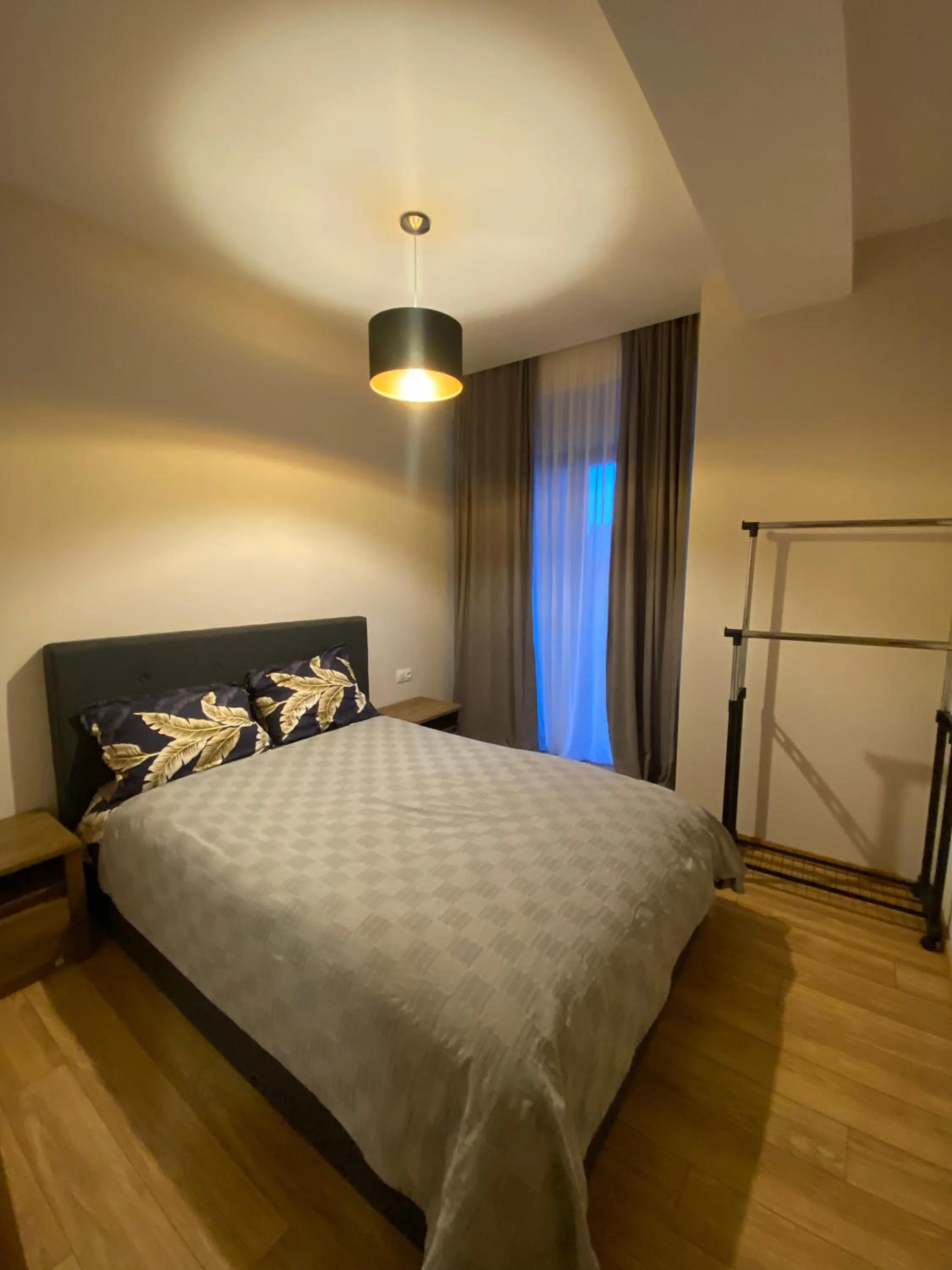 Bed in SoTa Metekhi Hotel