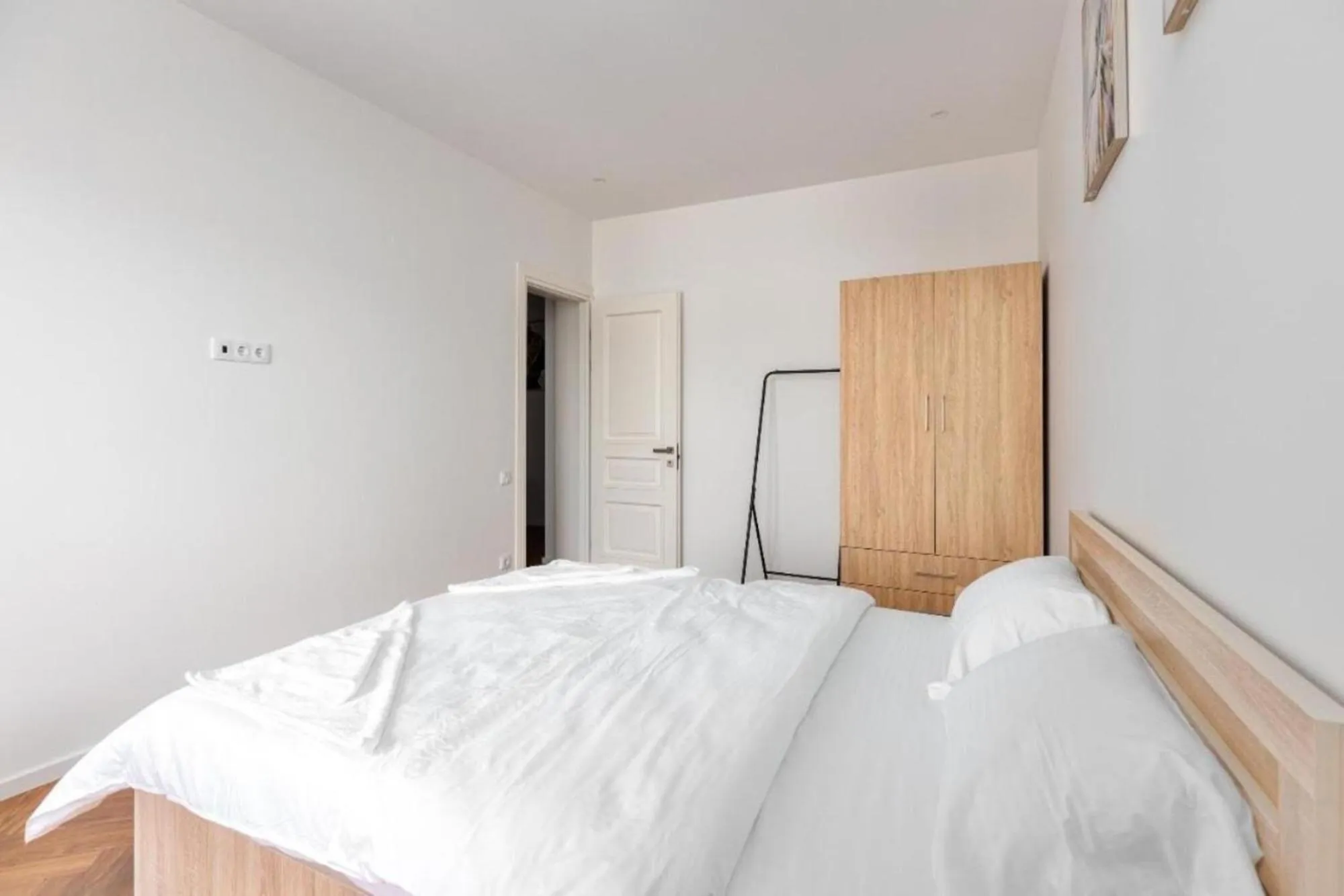 Bed in SoTa Metekhi Hotel