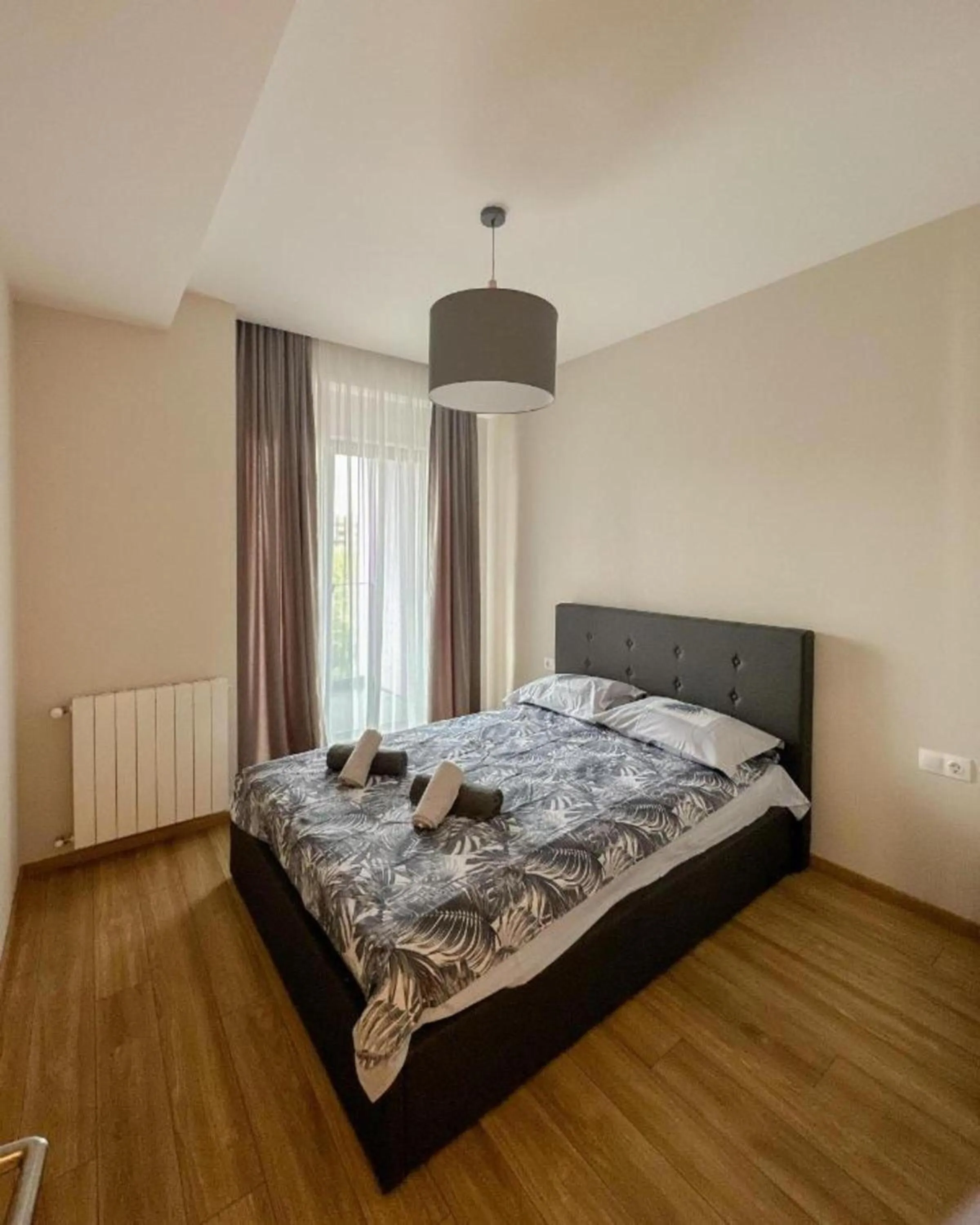 Bed in SoTa Metekhi Hotel