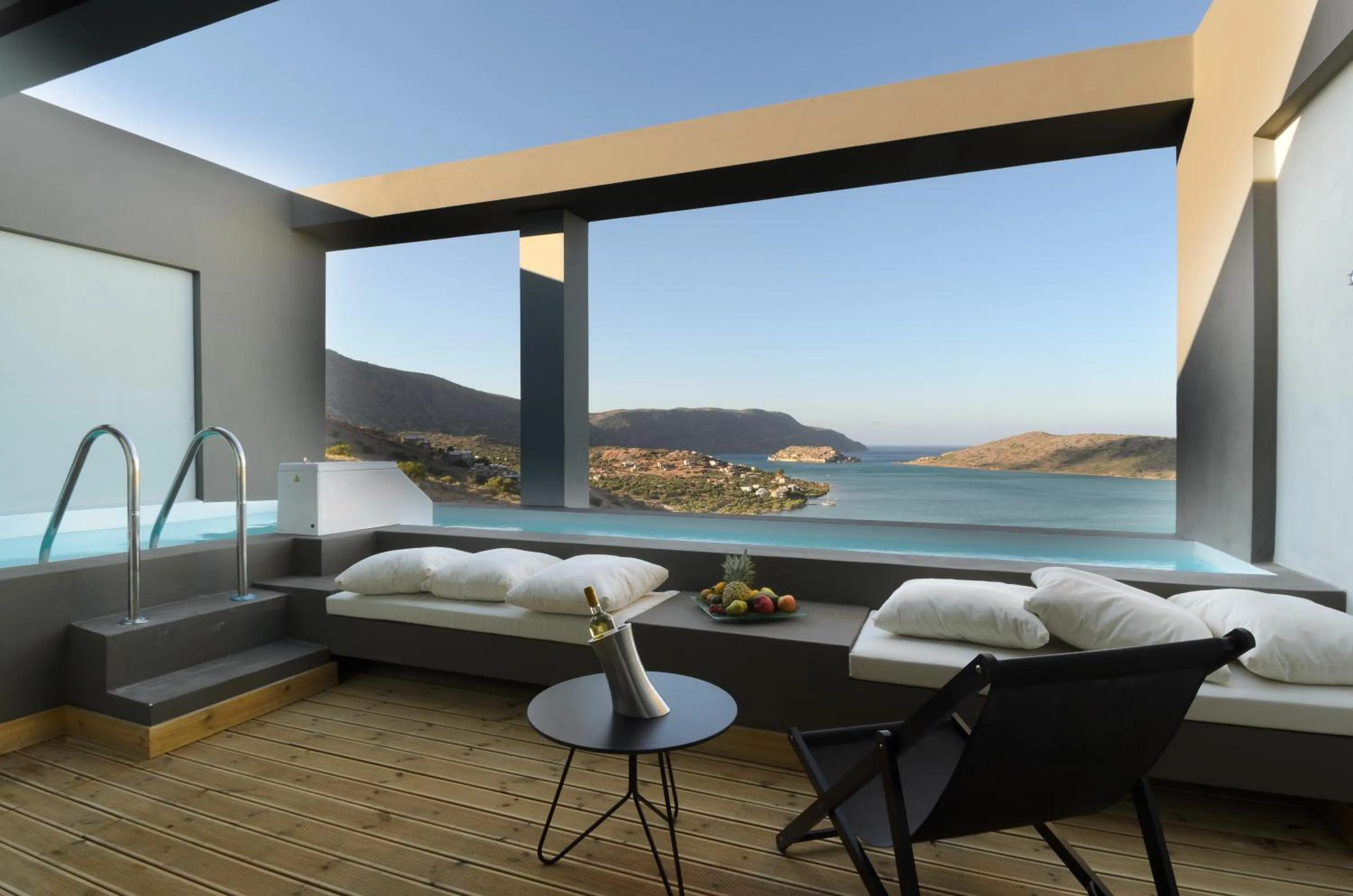 Sea view in Domes Aulus Elounda, Adults only, Curio Collection by Hilton